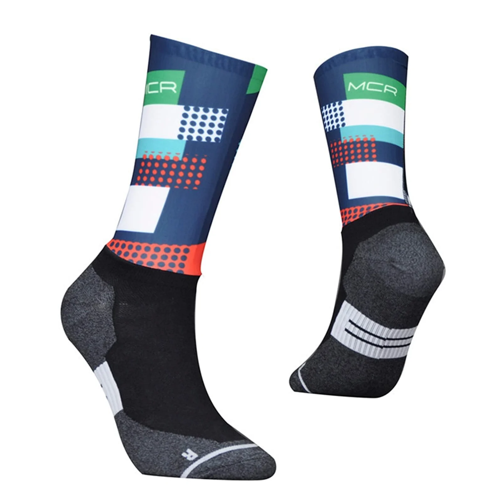 Antideslizante profesional calcetines de bicicleta de bicicleta de compresión de bicicleta calcetines deportivos hombres y mujeres calcetines deportivos calcetines de ciclismo de carreras calcetines d