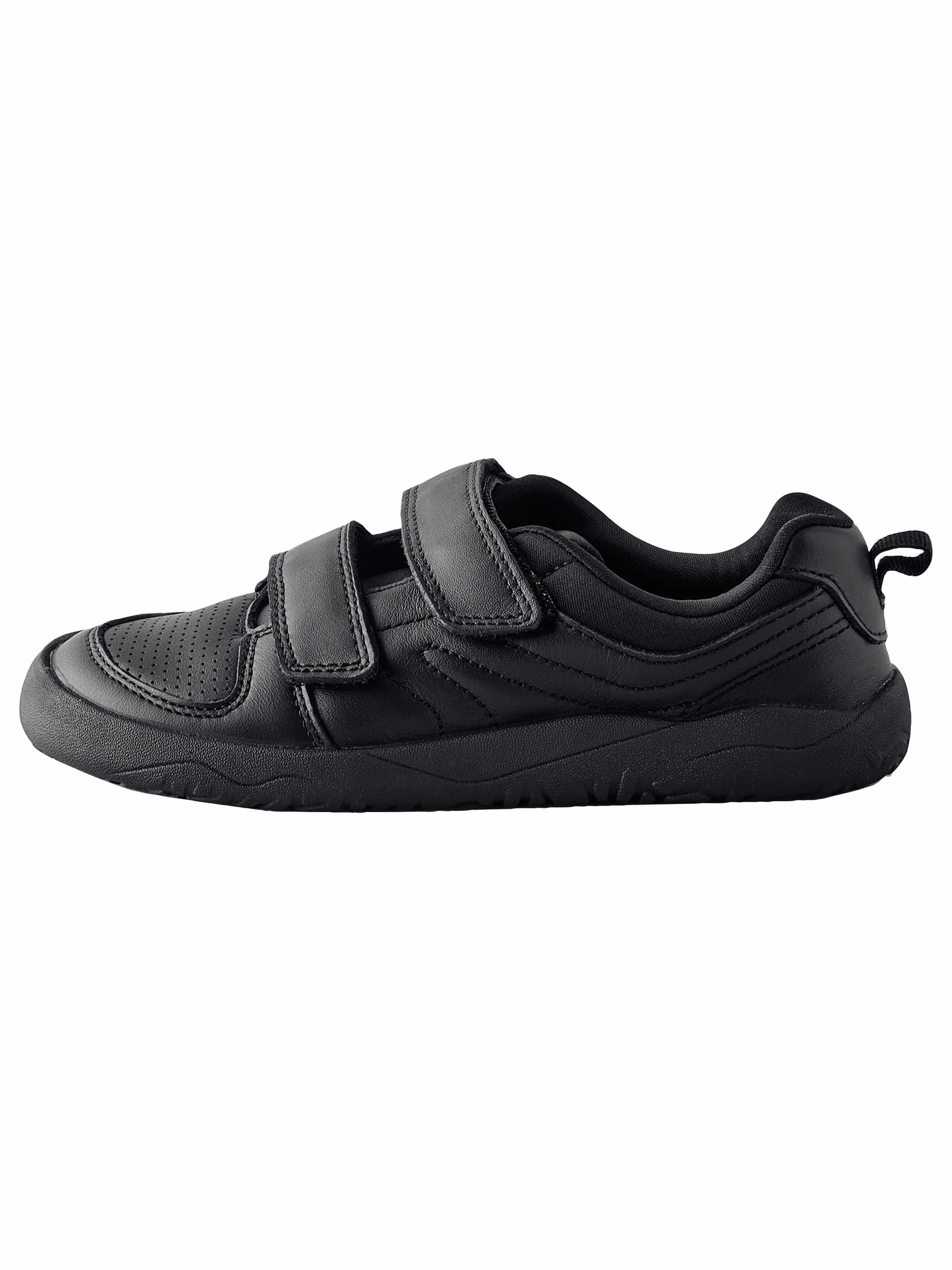 NEXT Niños Zapatos Escolares Barefoot Piel 2 Tiras Cierre Toque
