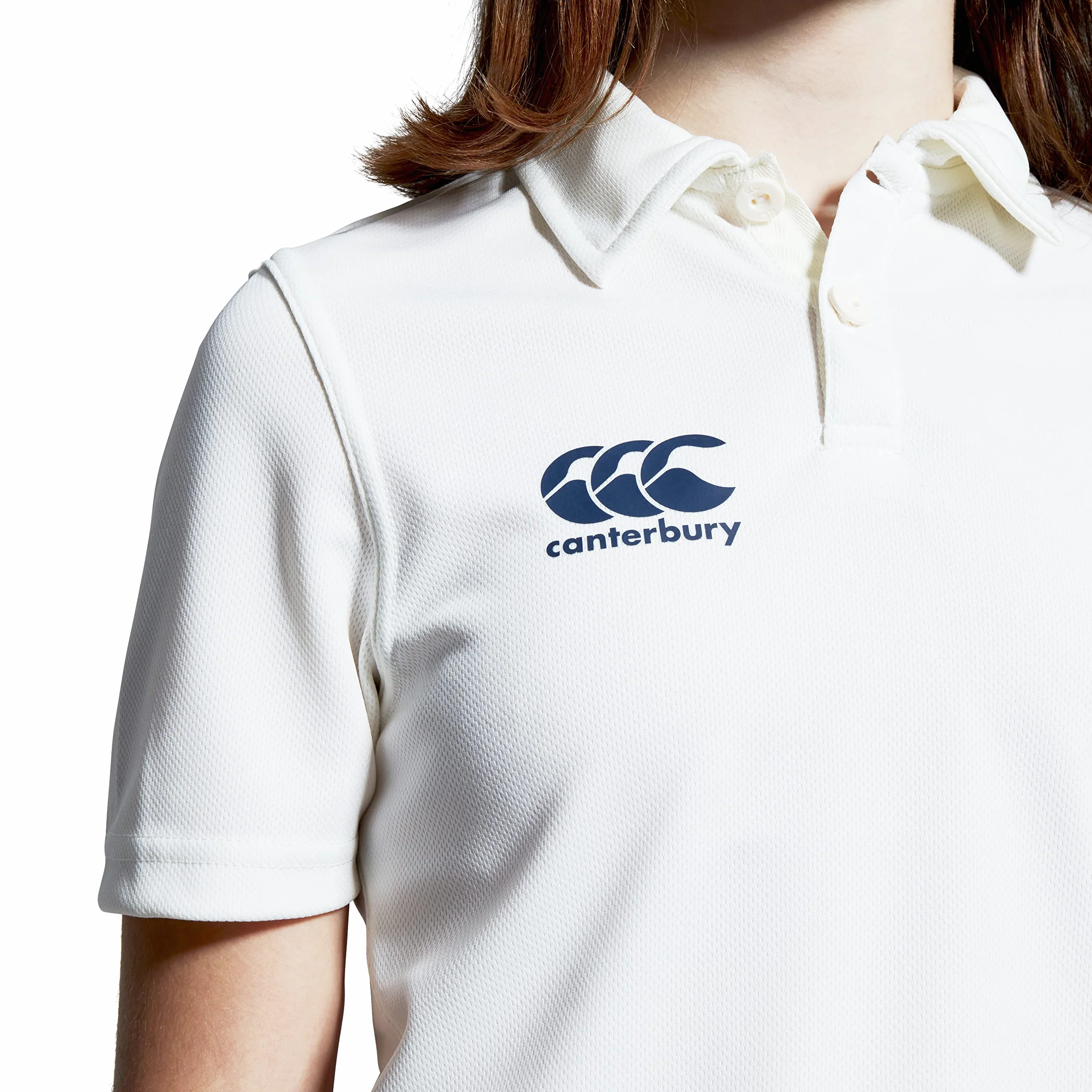 Canterbury Polo Shirt | Cricket Whites | Moisture Wicking Camisa de Polo Unisex Junior