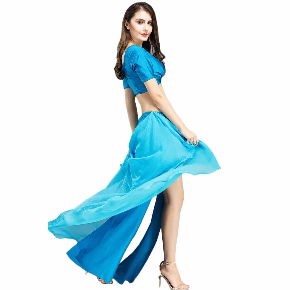 ROYAL SMEELA Conjunto de Danza del Vientre Tops Faldas para Mujer Traje Sexy