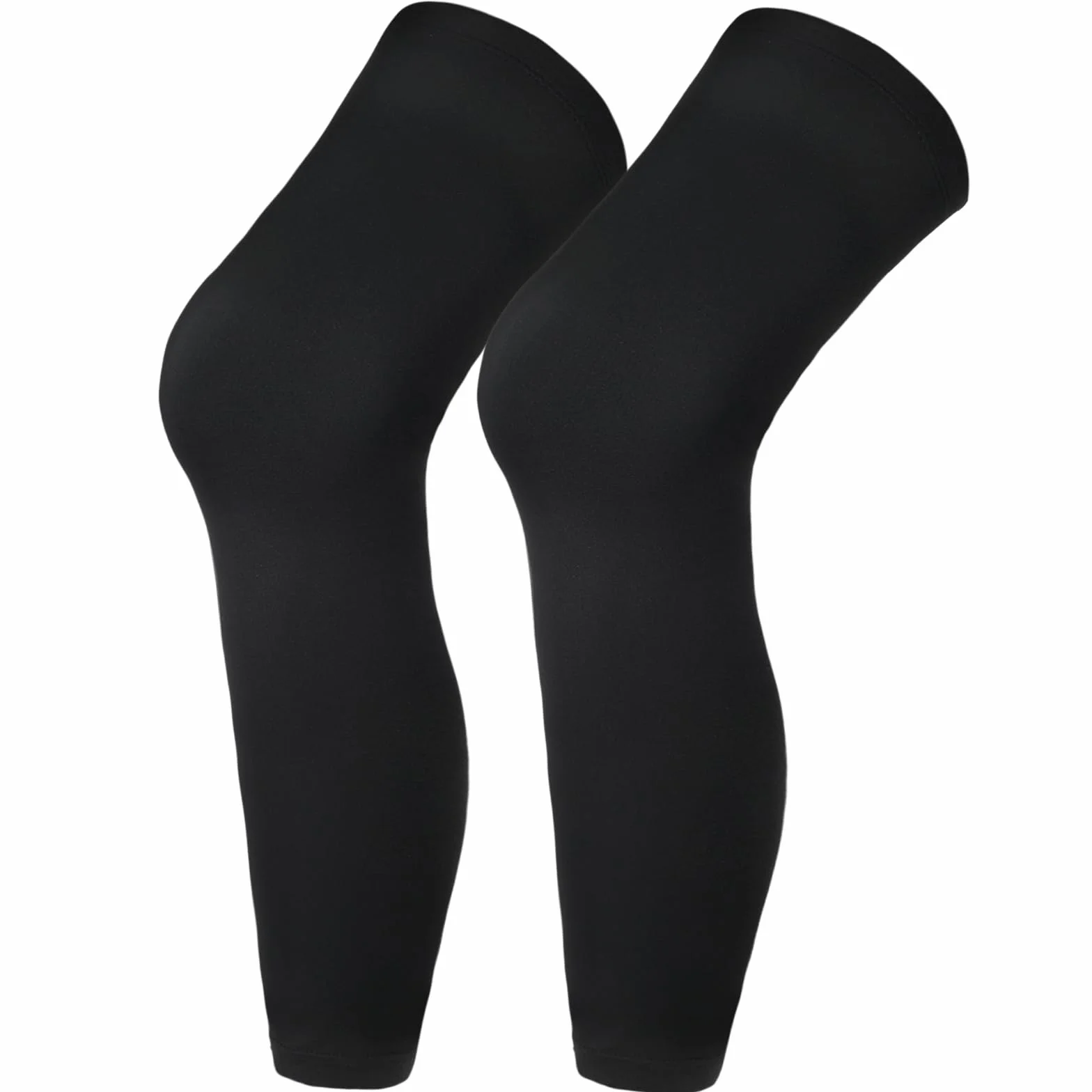 1 par de puños de compresión para las piernas, protección solar UV de verano, tobilleras largas de compresión para ciclismo, correr, baloncesto, hombres y mujeres