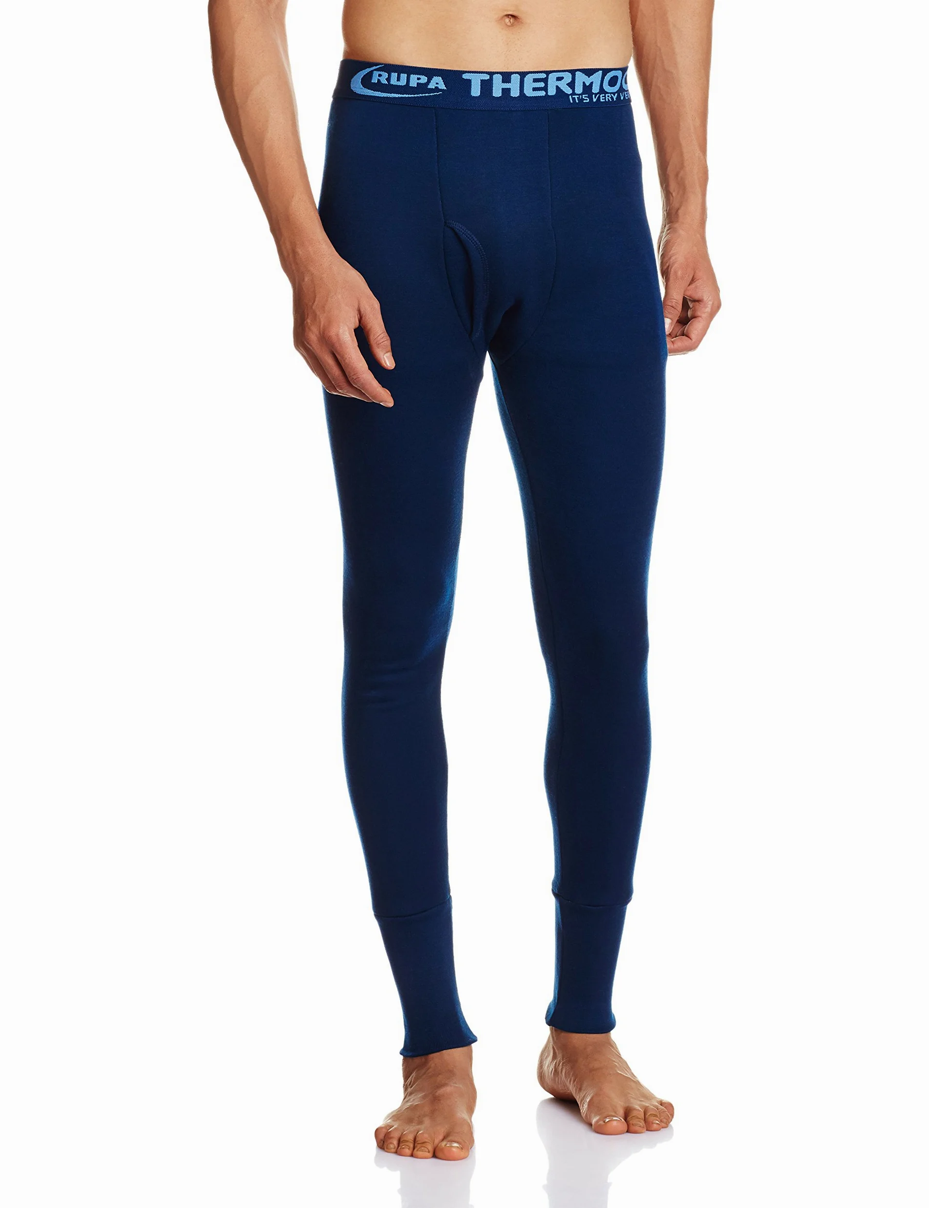 Thermocot - Conjunto de camiseta térmica y parte inferior para hombre, de mezcla de algodón, cuello redondo, ropa de invierno, parte superior e inferior para hombre, manga completa y ajuste ceñido