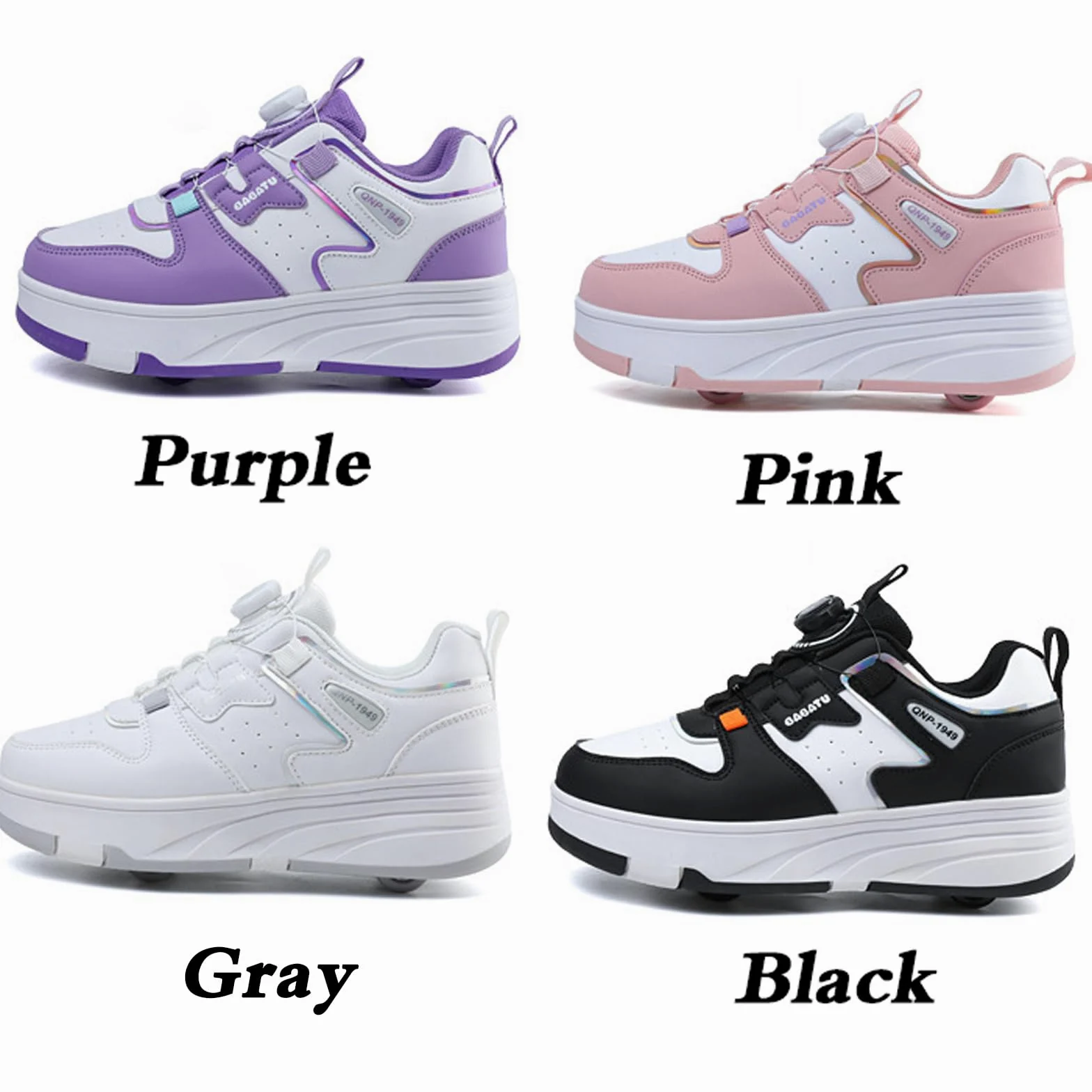 Zapatillas Deportivas con Ruedas para niños,Zapatos con Ruedas para niñas,Zapatillas con Ruedas,Zapatos con Ruedas Unisex niños,Retráctil,para Niños y Niña,para Pascua Cumpleaños,Navidad