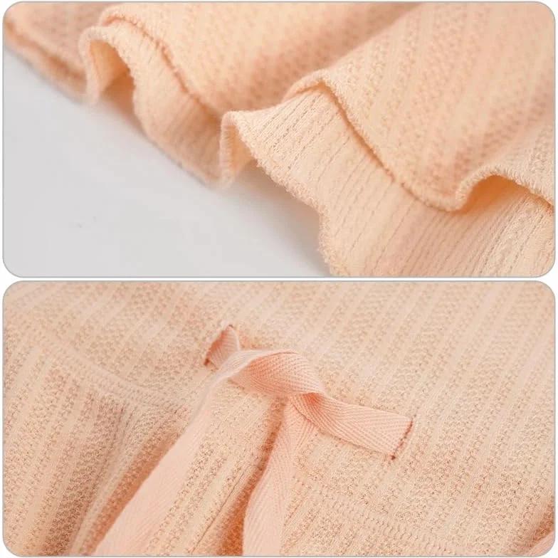 Chaqueta de Danza Ballet y Pantalones Cortos de Cintura Alta para Mujer con Cordón