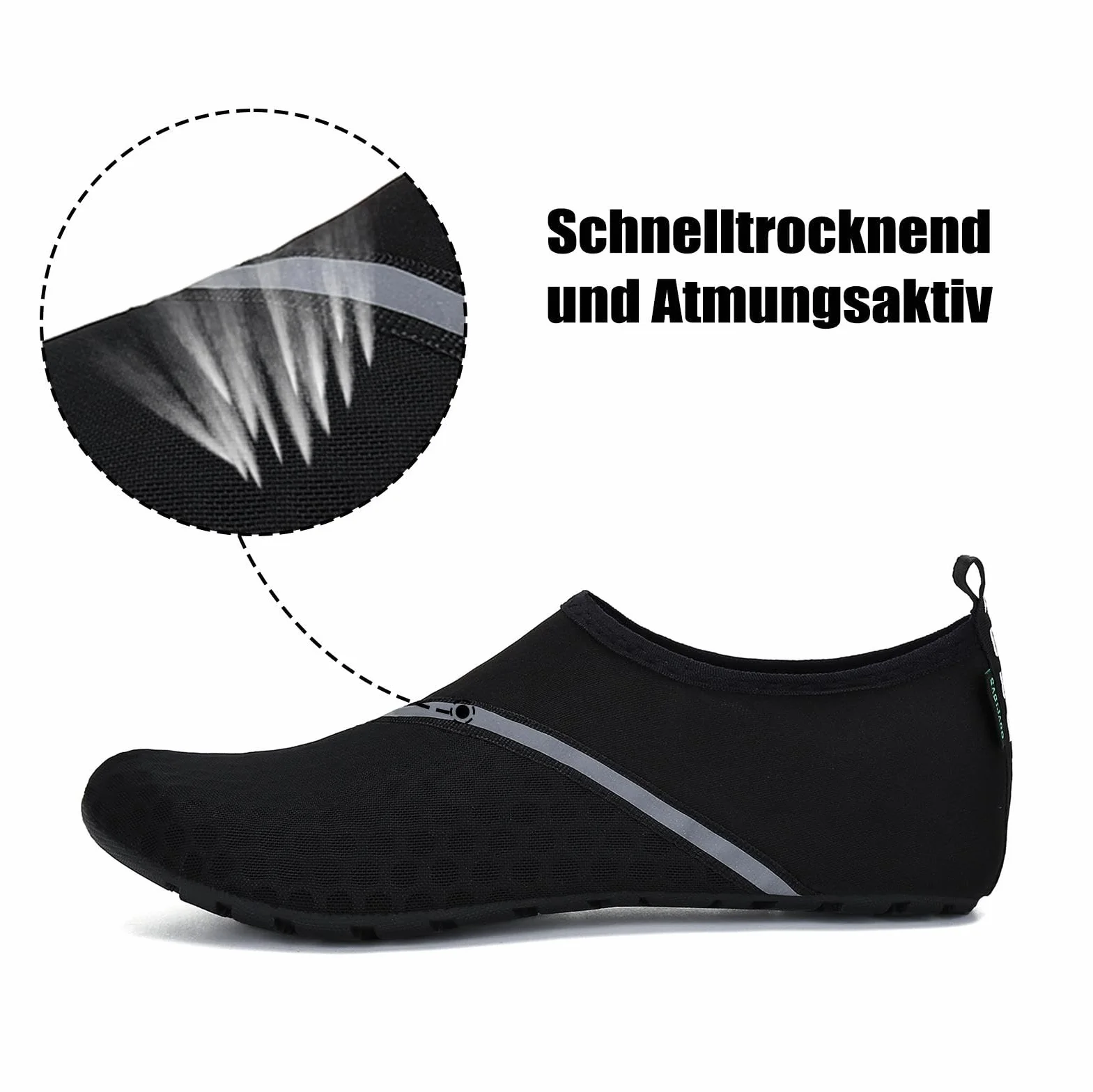 SAGUARO Escarpines Secado Rápido Zapatillas de Agua Mujer Hombre Gr.36-47 EU