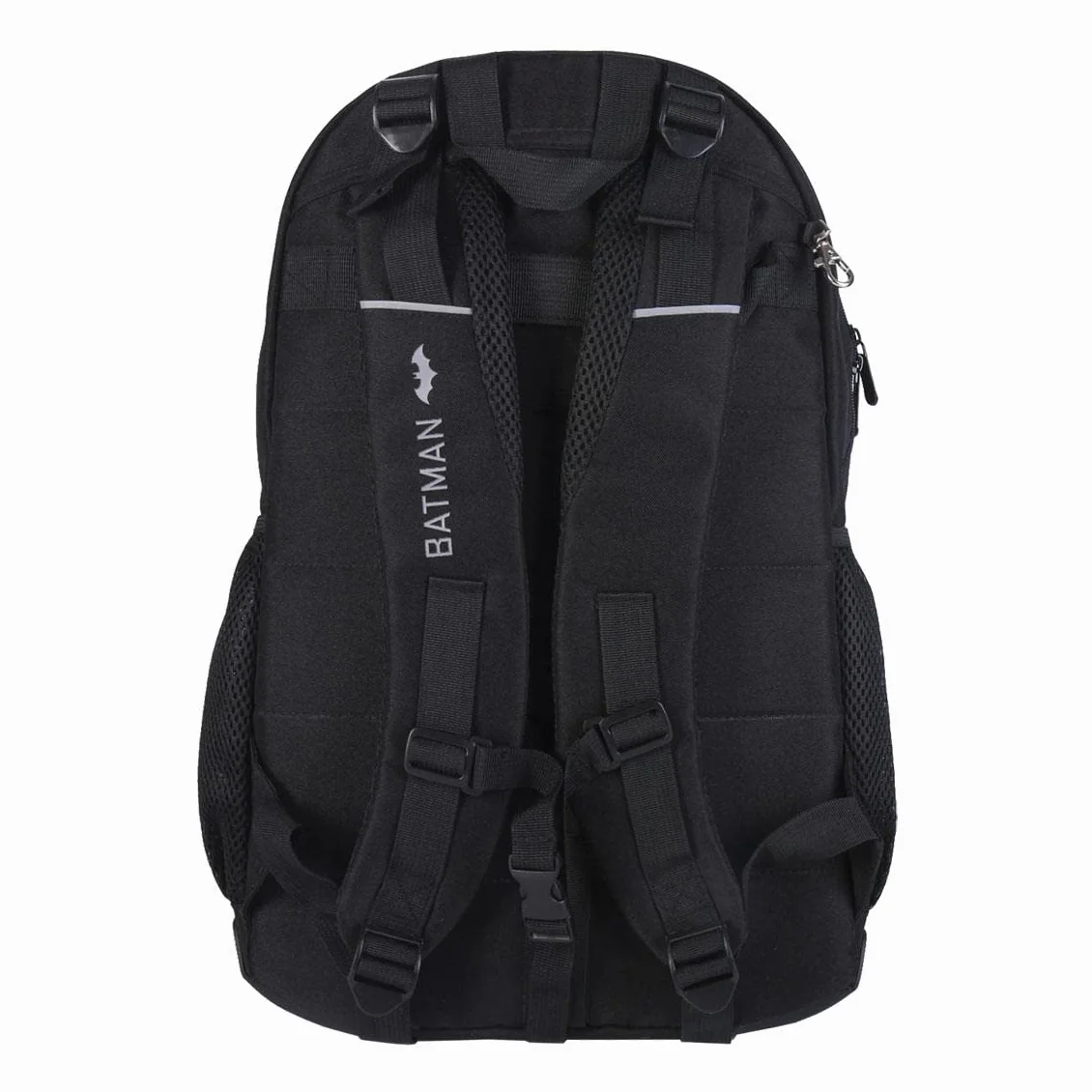 CERDÁ LIFE'S LITTLE MOMENTS - Mochila Escolar de Batman Idónea para Niño en Primaria Adaptable a Carrito, Espalda Ergonómica y Asas Ajustables Acolchadas - Licencia Oficial DC