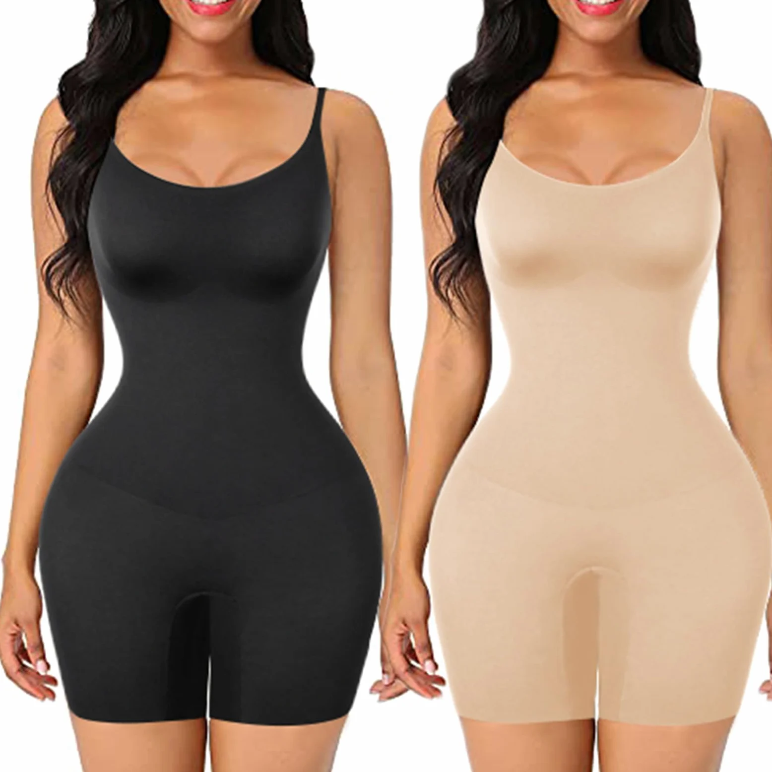 Prenda modeladora de Cuerpo Completo, Bragas Reductoras de Muslos para Levantamiento de glúteos, Entrenador de Cintura, Ropa Moldeadora de Control de Barriga, corsé, Camisolas