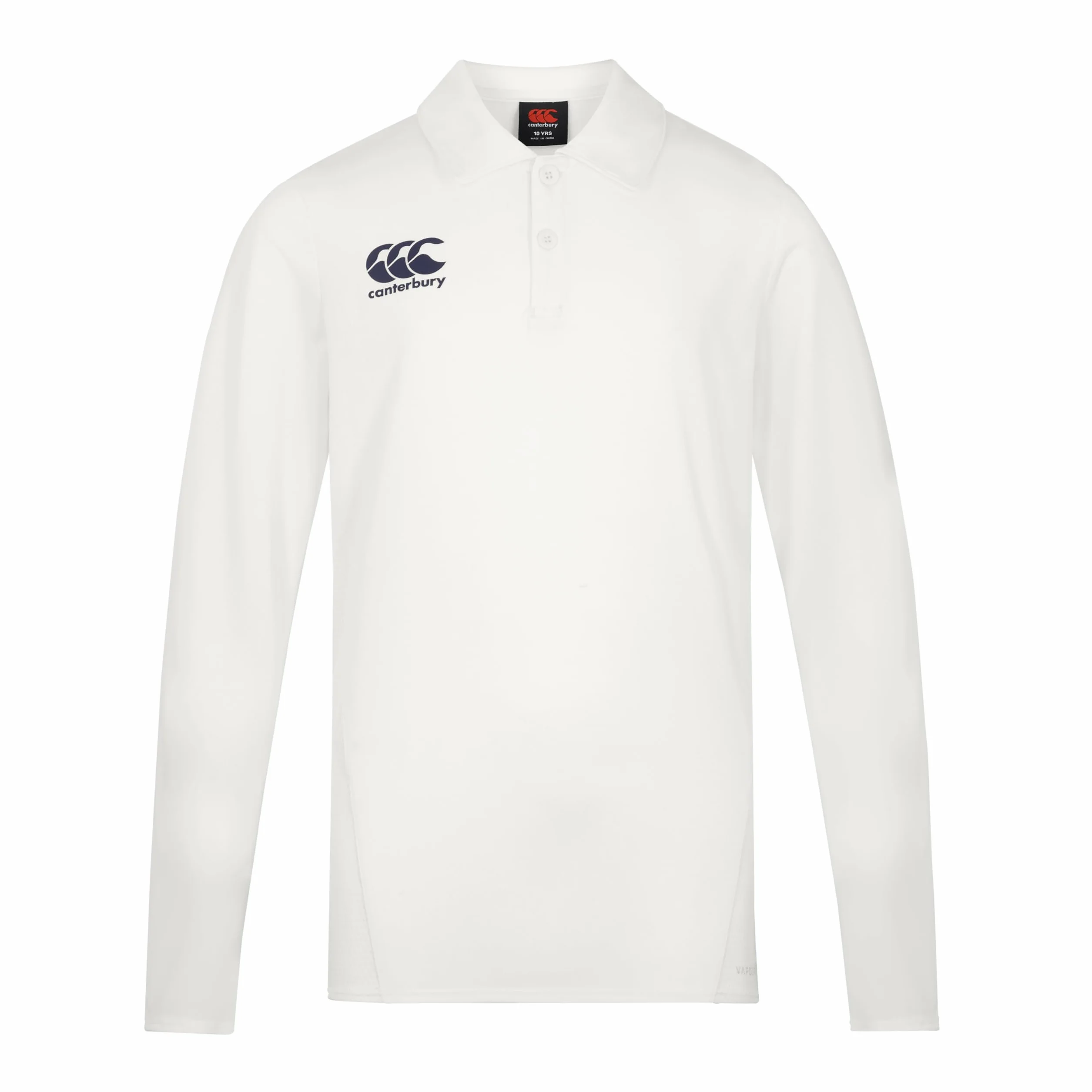 Canterbury Camiseta de Manga Larga de Críquet Canterbury Performance Camisa Polo Niños (Pack de 1)