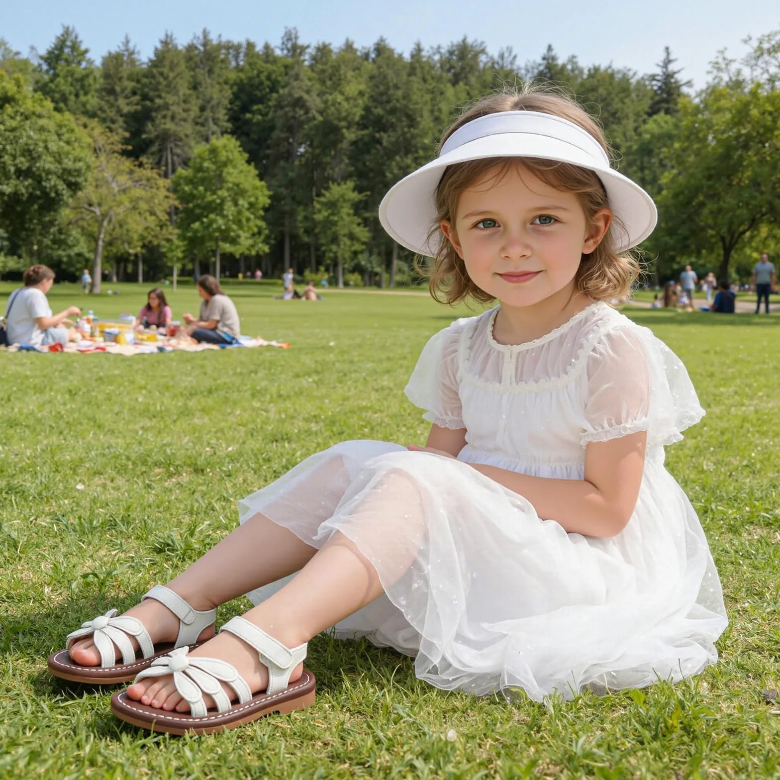 MASOCIO Sandalias Niña Verano Punta Abierta 21-30 EU