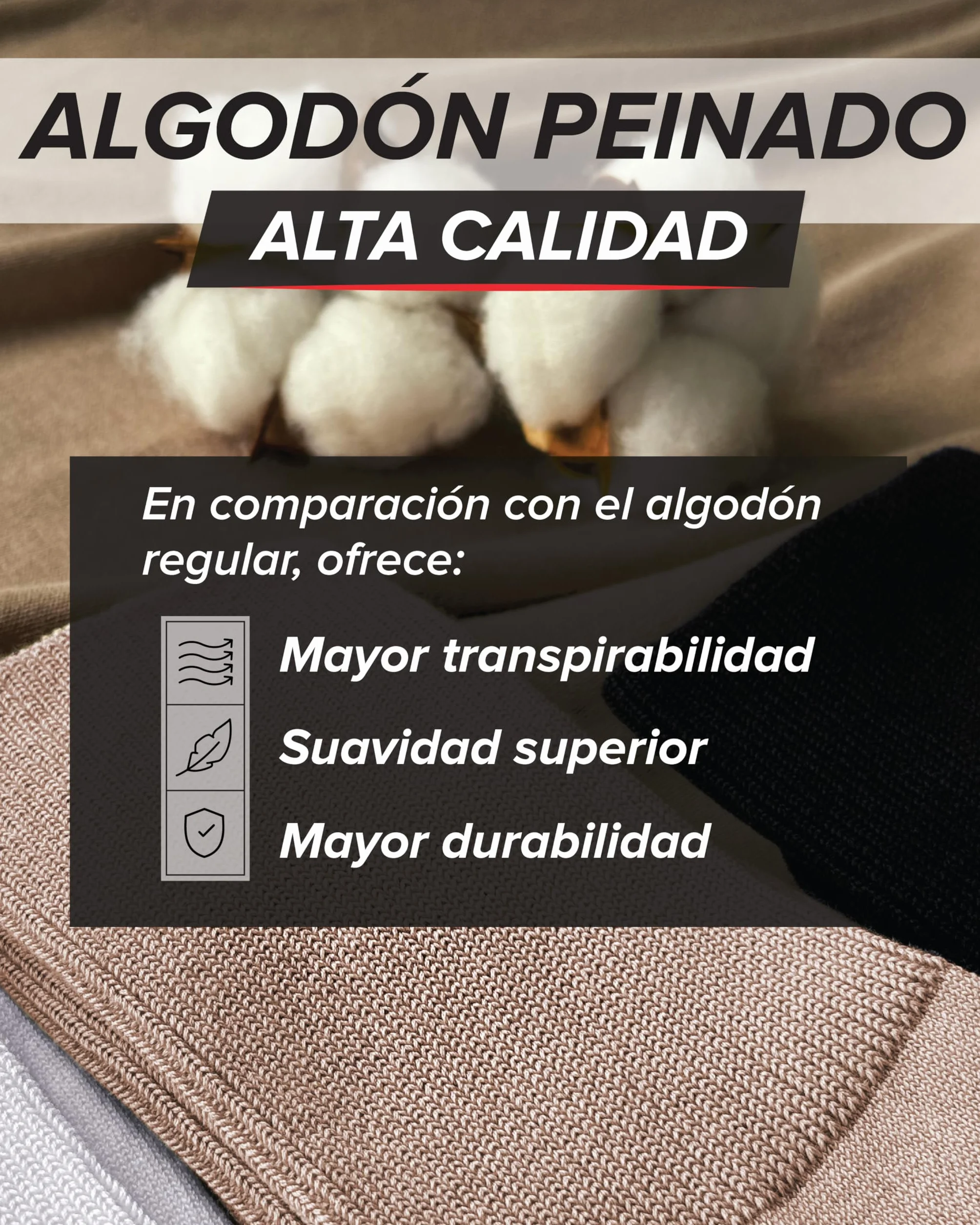 vitsocks Hombre Calcetines sin Goma Antipresión no Aprietan (3 PARES) Algodón Finos Verano Especiales sin Elástico