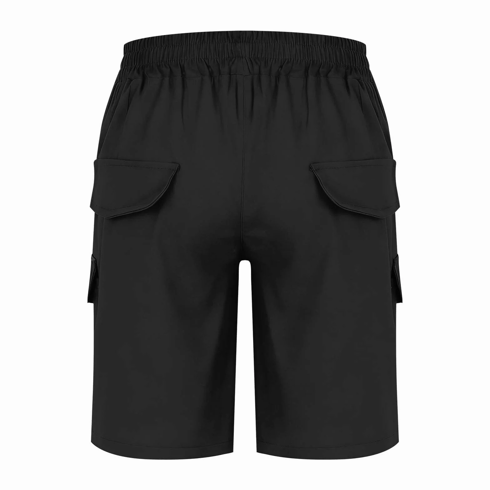 Pantalones cortos de verano para niños, cintura elástica, casuales, con bolsillos, ligeros, pierna recta, para correr al aire libre, senderismo, pantalones cortos