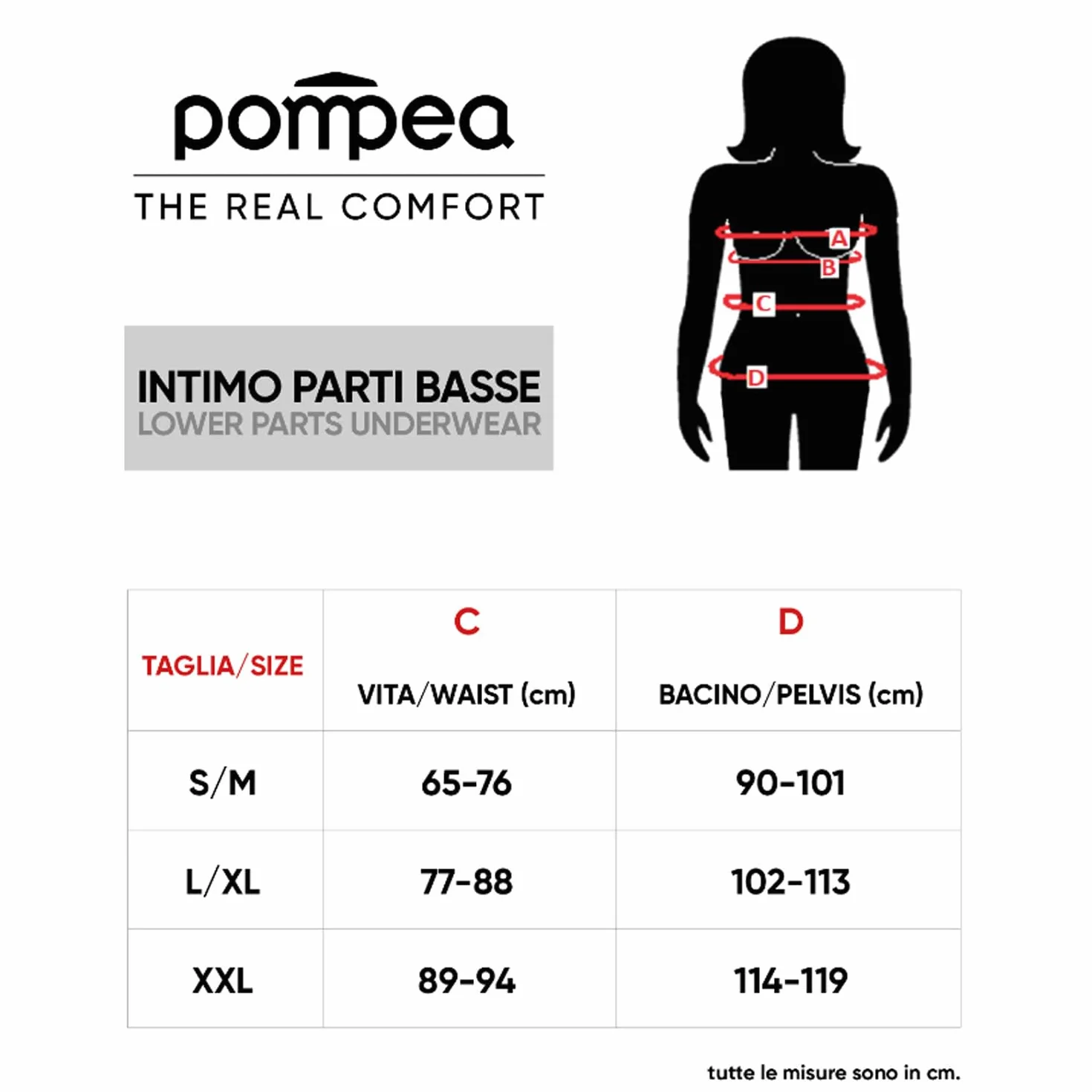 POMPEA Slip Seamless Ropa Interior Pack de 5 Mujer