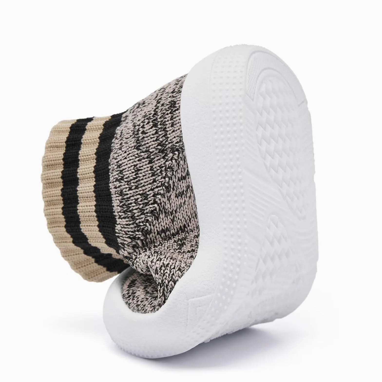 Eashi Zapatos antideslizantes para niños y niñas, transpirables, cálidos, elásticos, con suela viscoelástica, para proteger los dedos de los pies, tenis para exteriores