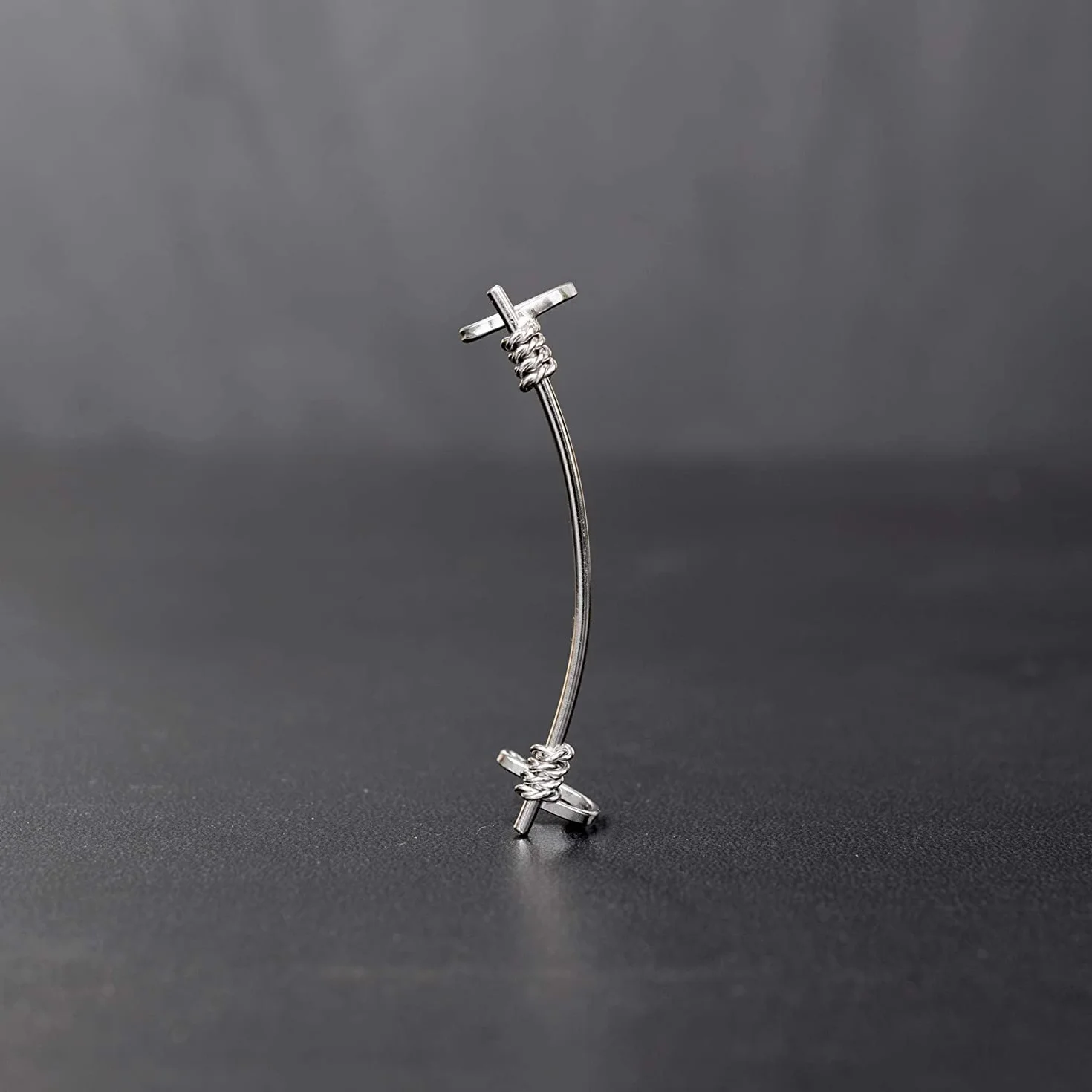 Pendientes de plata esterlina para hombres joyería punk regalo