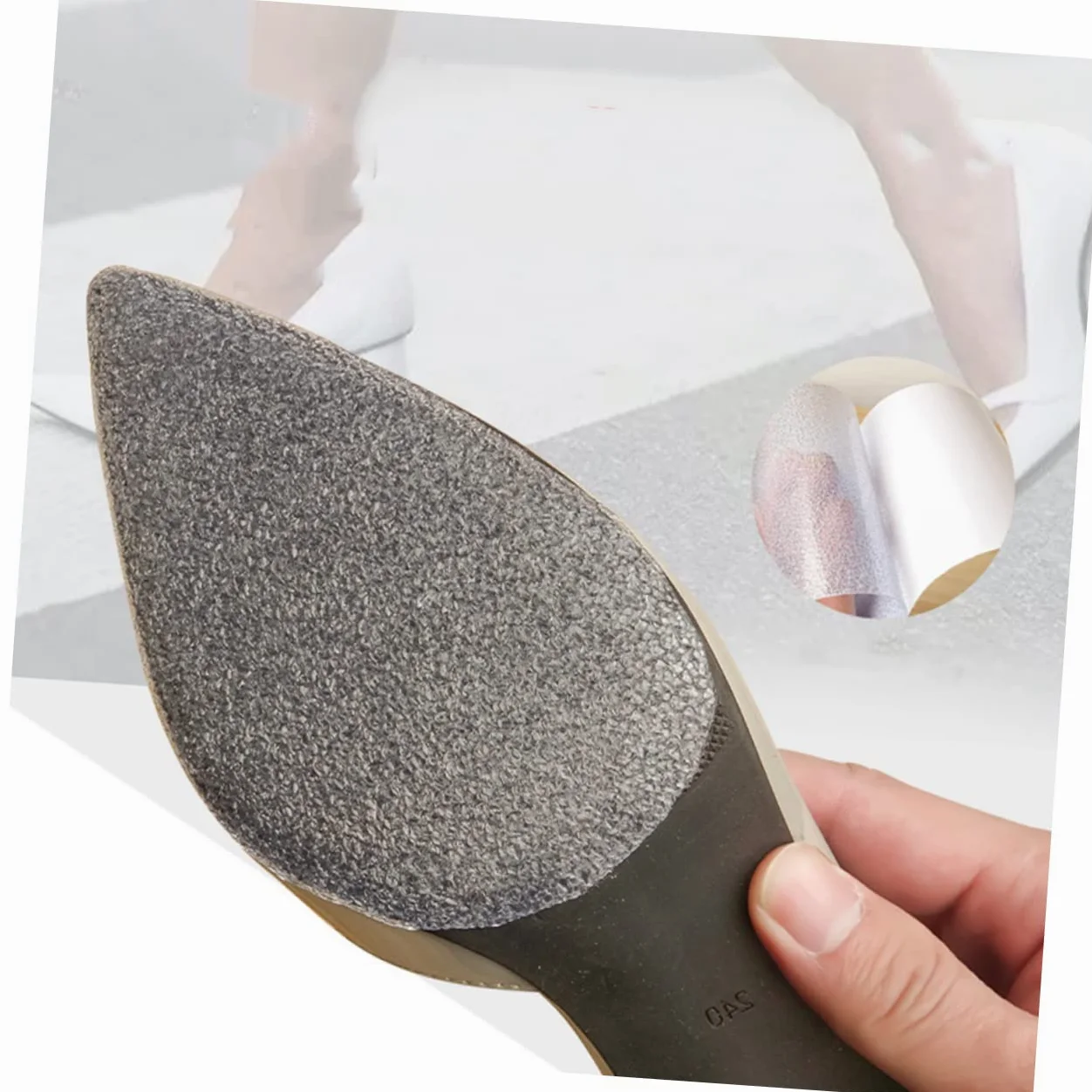 GALPADA 3 Piezas accesorios adhesivos para zapatos palo de antideslizante Pegatinas impermeables plantilla antideslizante plantillas antideslizantes pegatinas antideslizantes