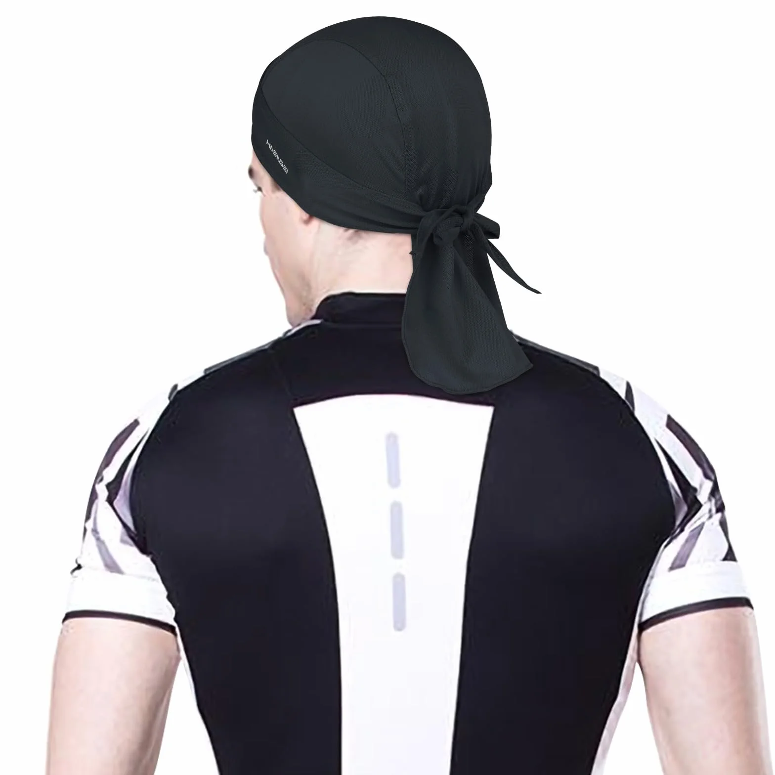 HASAGEI Bandana Deportiva Durag Pañuelo para la Cabeza Transpirable Absorbe el Sudor Verde