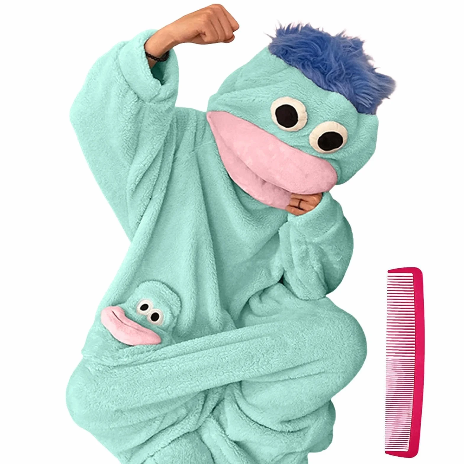 Pijama Monos Cosplay Traje con Capucha Cuerpo Completo para Adultos Fiesta