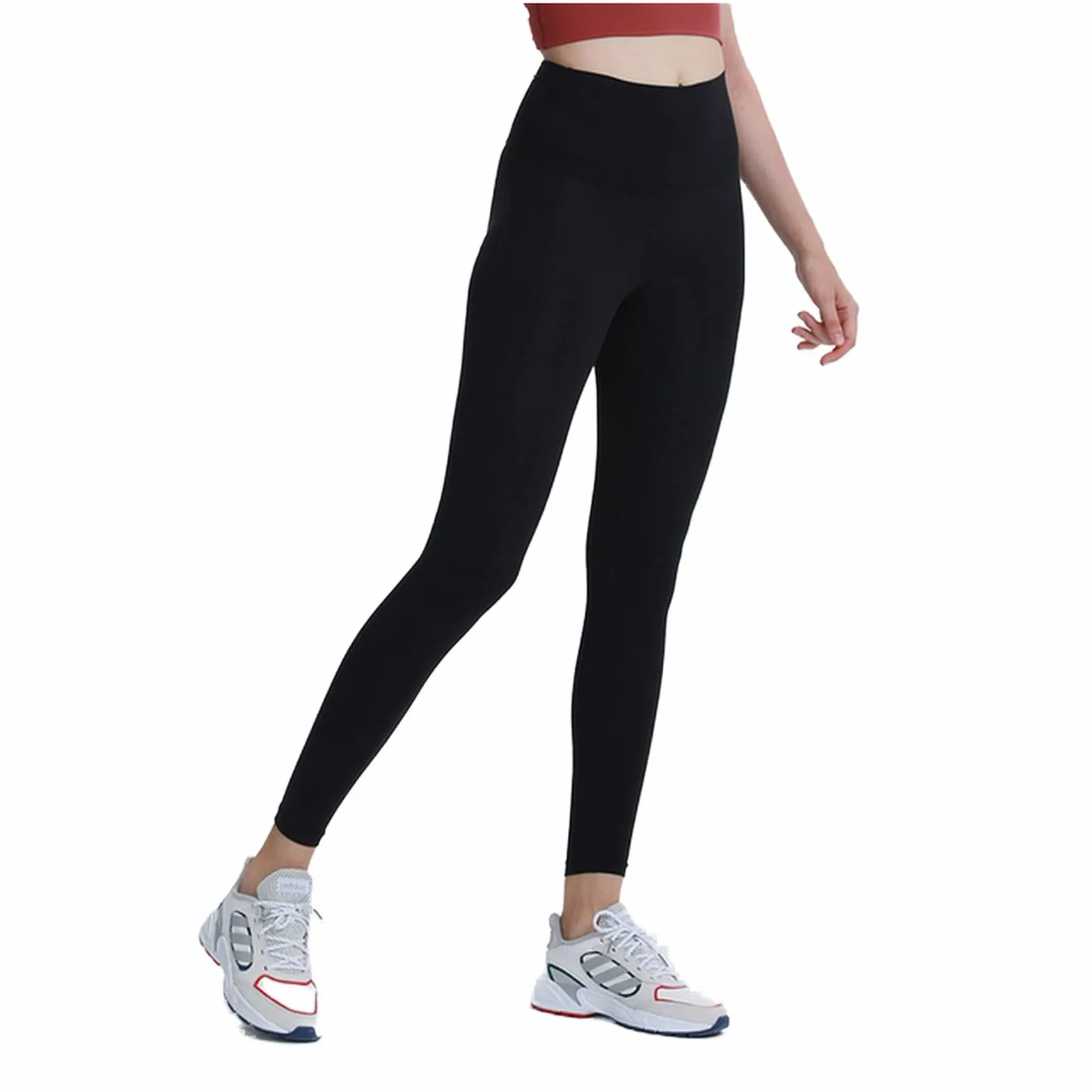 Polainas Impermeables Real altura de alto (12,5 cm) + Sin costura frontal Entrenamiento Deporte Pantalones Yoga Pantalones Legging Mujeres Desnudos Gimnasio Fitness Leggings Polainas Trail Running ( C