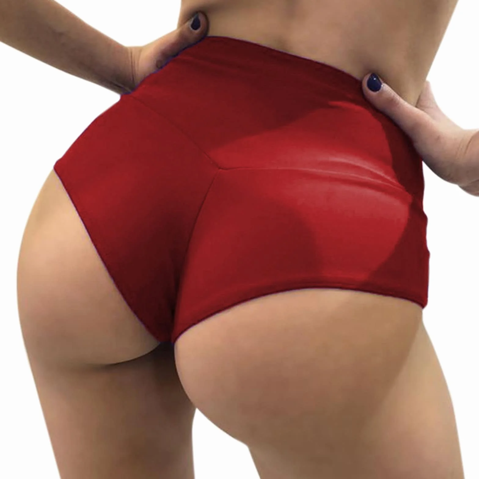Pantalones cortos para mujer elásticos para yoga deporte negro talla S
