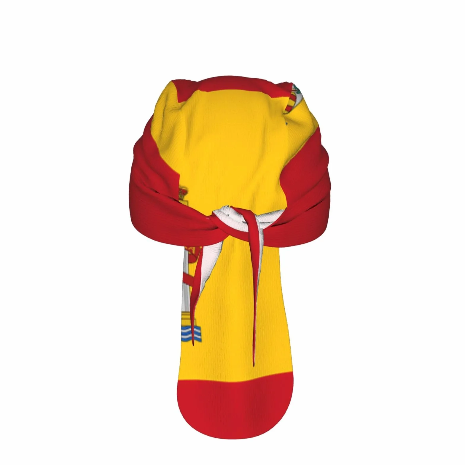 Gorra de ciclismo transpirable con bandera de España, banda para el sudor, secado rápido, negro