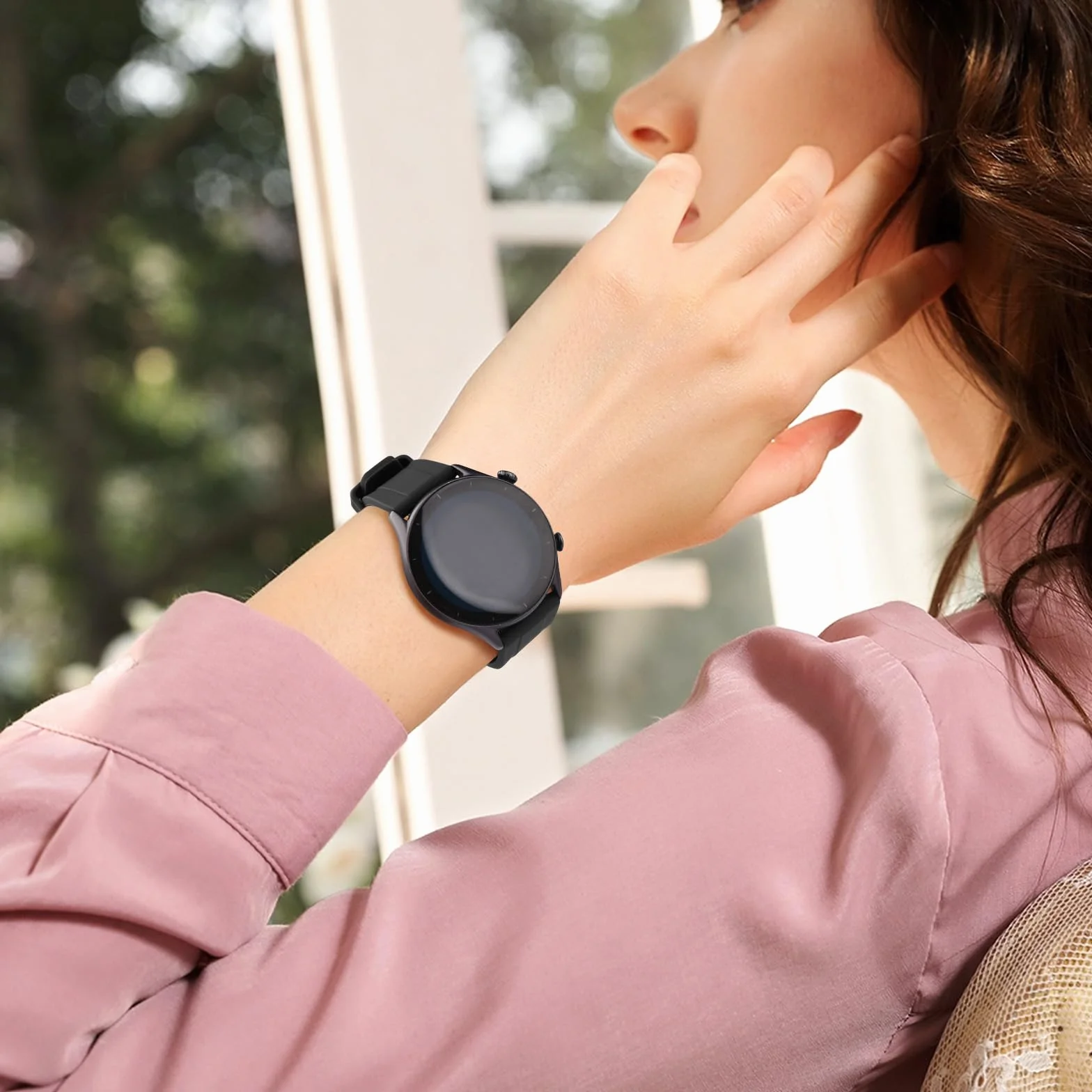 Vancle Correa de Reloj de Repuesto de Silicona, 22mm Correas de Reloj para Hombre y Mujer, con Pulseras de Repuesto de 22mm de Liberación Rápida