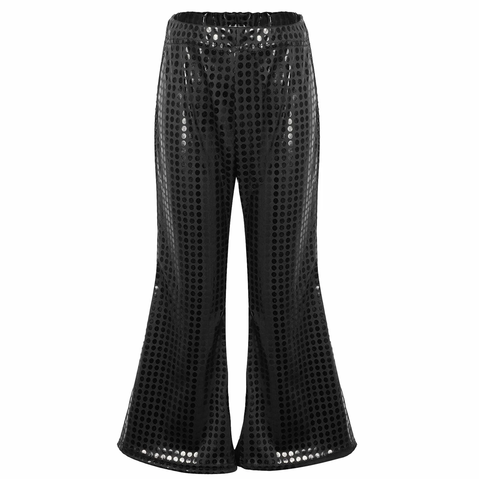 Pantalones para niños pequeños con lentejuelas brillo disfraz fiesta carnaval manga corta
