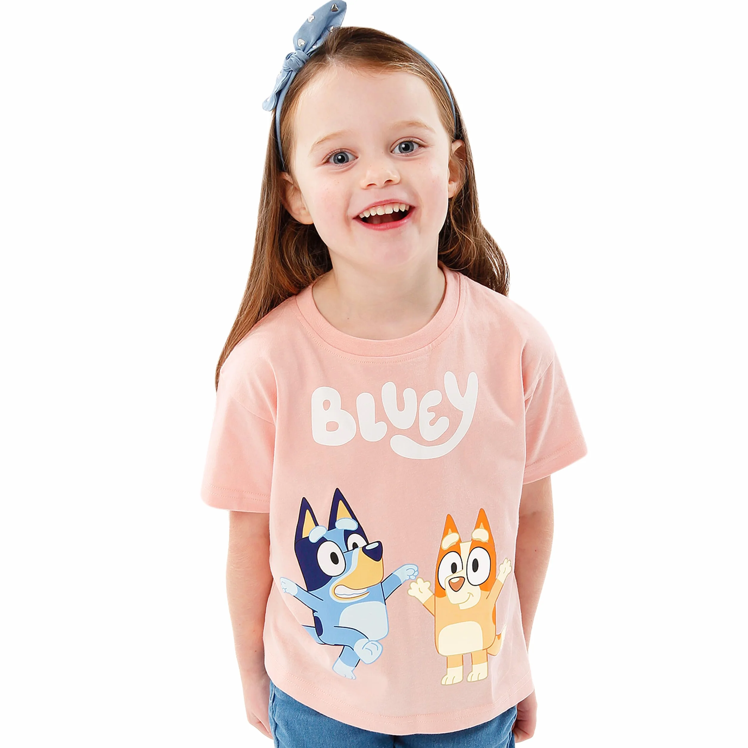 Bluey Camiseta Camiseta de Bingo para Niñas | Camisetas Manga Corta Niña | Camisetas Niñas | De 18 Meses a 6 Años