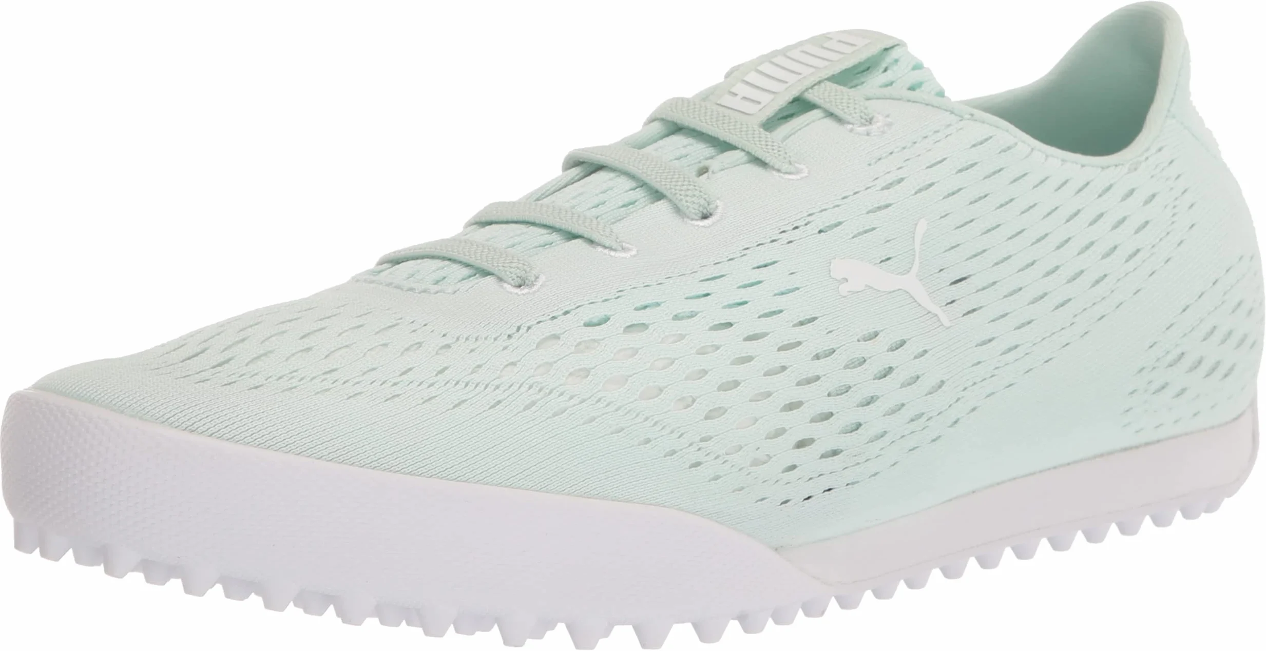 Puma Zapatos de Golf Monolite Fusion sin Cordones para Mujer, Soothing Sea/Puma White, 37 EU