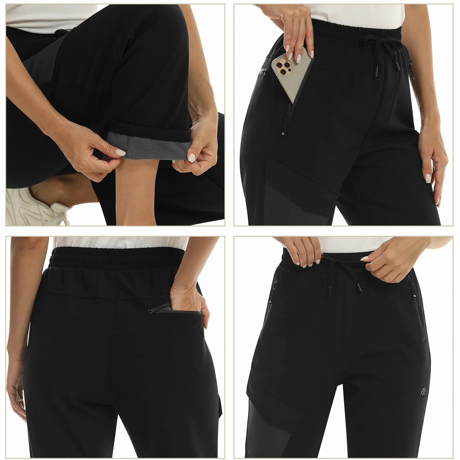MoFiz Pantalones Ski Mujer Impermeables Térmicos Nieve Invierno