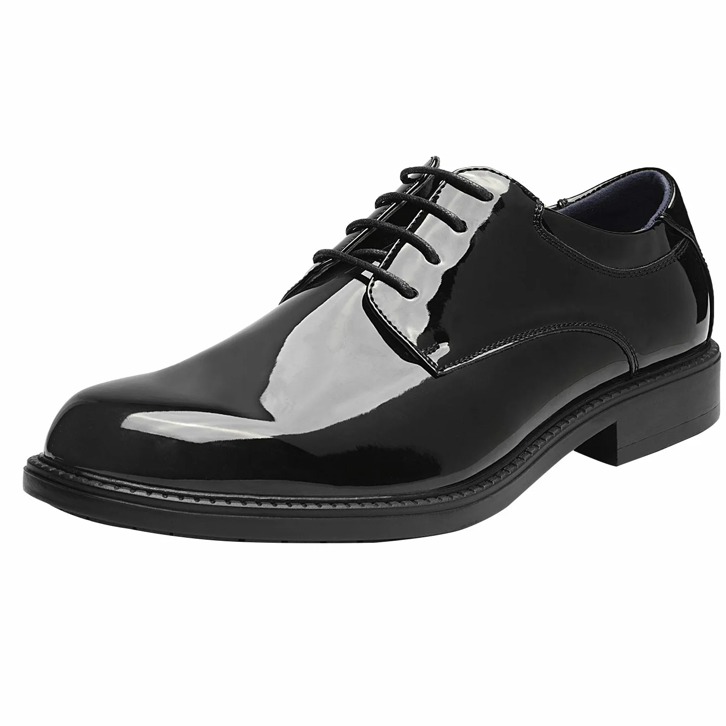Bruno Marc Zapatos Vestir Oxfords Cordones Hombre Traje,Size 47,Charol | Upper Lisa, Puntera Redonda, Suela TPR, Plantilla cómoda, Estilo Asegurado
