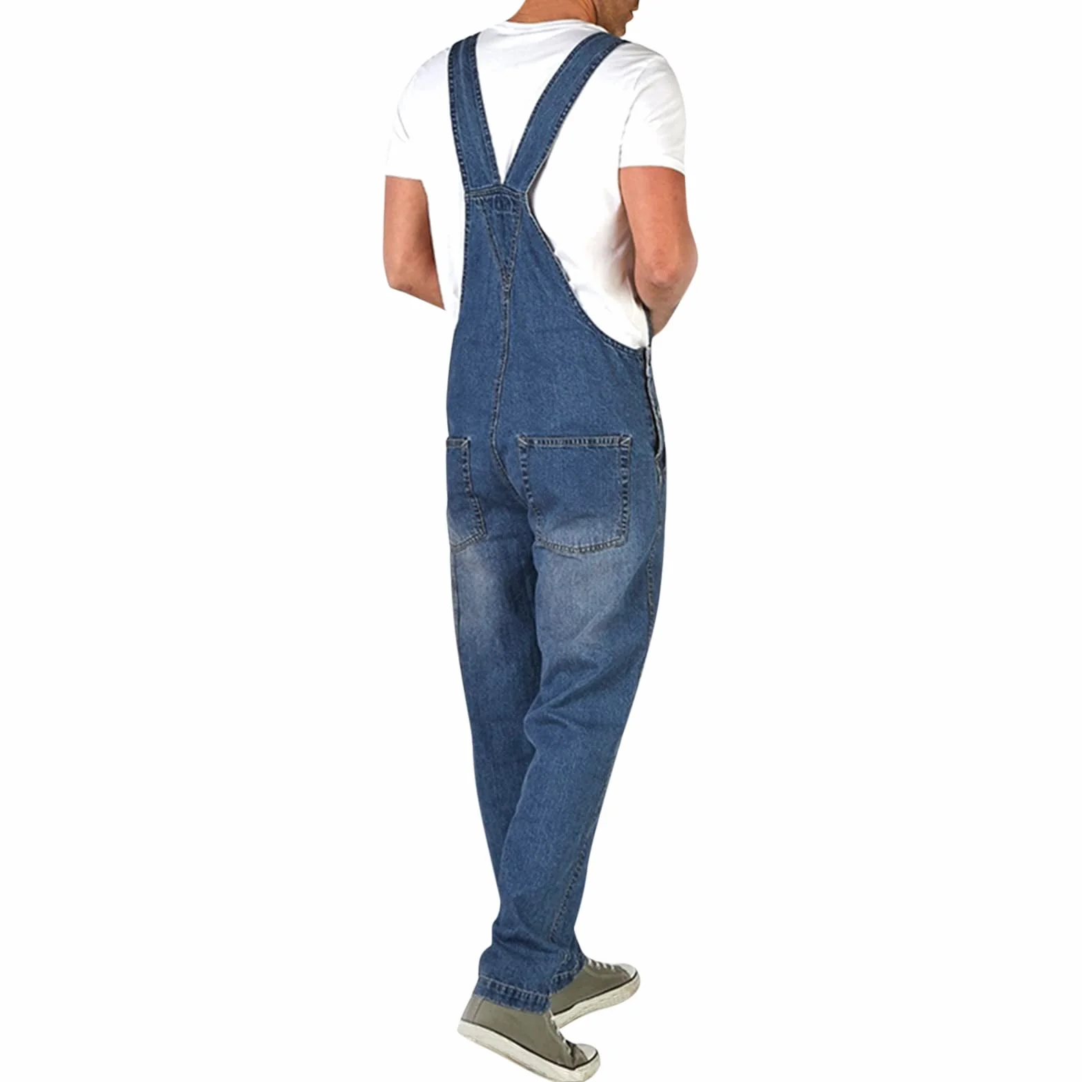 Vaqueros para hombre OBiQuzz mono de trabajo azul años 90