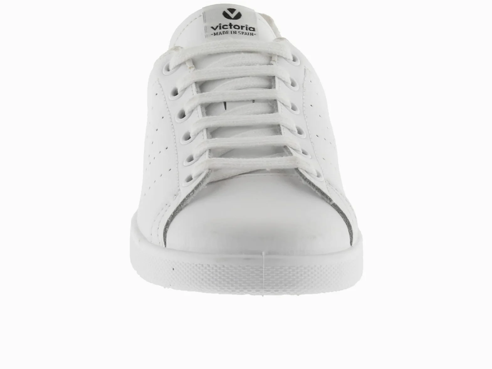 victoria Zapatillas Tenis 1125104 | Piel & Pieza Trasera Glitter & Logotipo Perforado para Niña