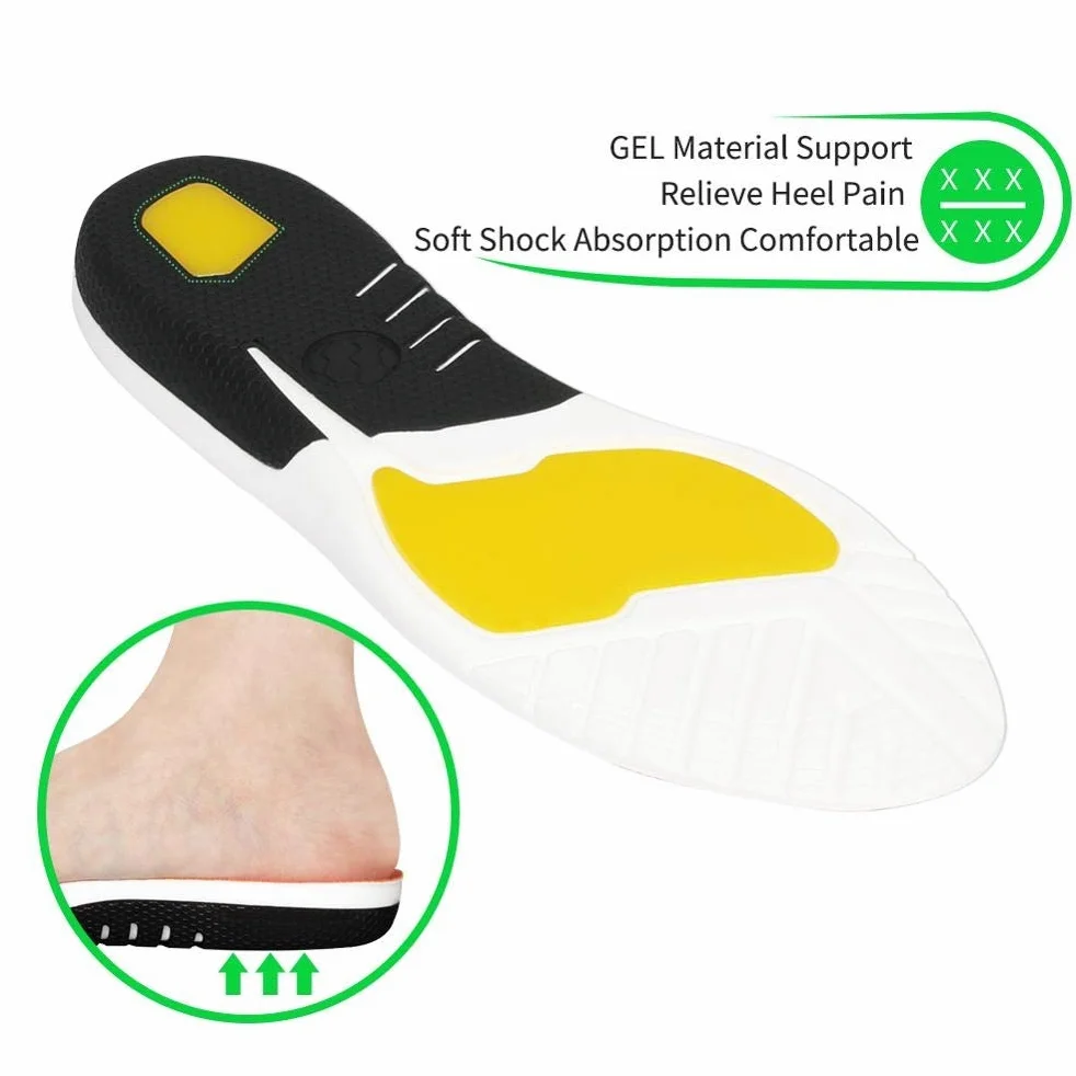 EDDGE Plantillas ortopédicas de Soporte de Arco de TPU for pies Planos, Inserciones de Copa de talón Profundo de Gel for Fascitis Plantar, Zapatos ortopédicos, Suela Acolchada (Size : 35-40)
