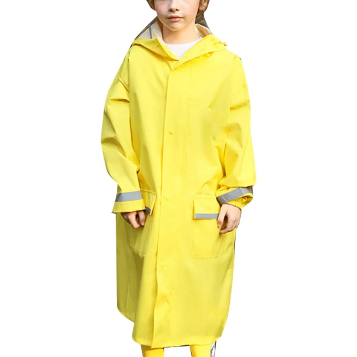 Poncho de lluvia para niños, chubasquero ligero, reutilizable, impermeable, transpirable, capa de lluvia