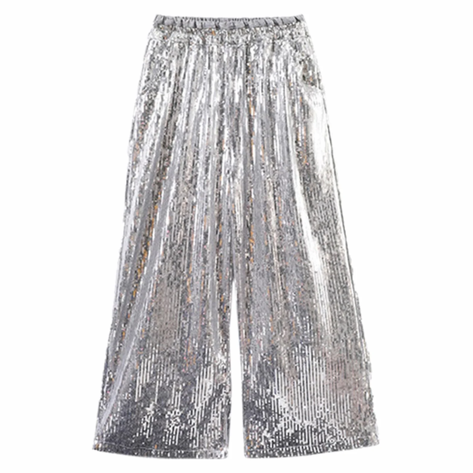 Pantalones de baile con lentejuelas para niños y niñas