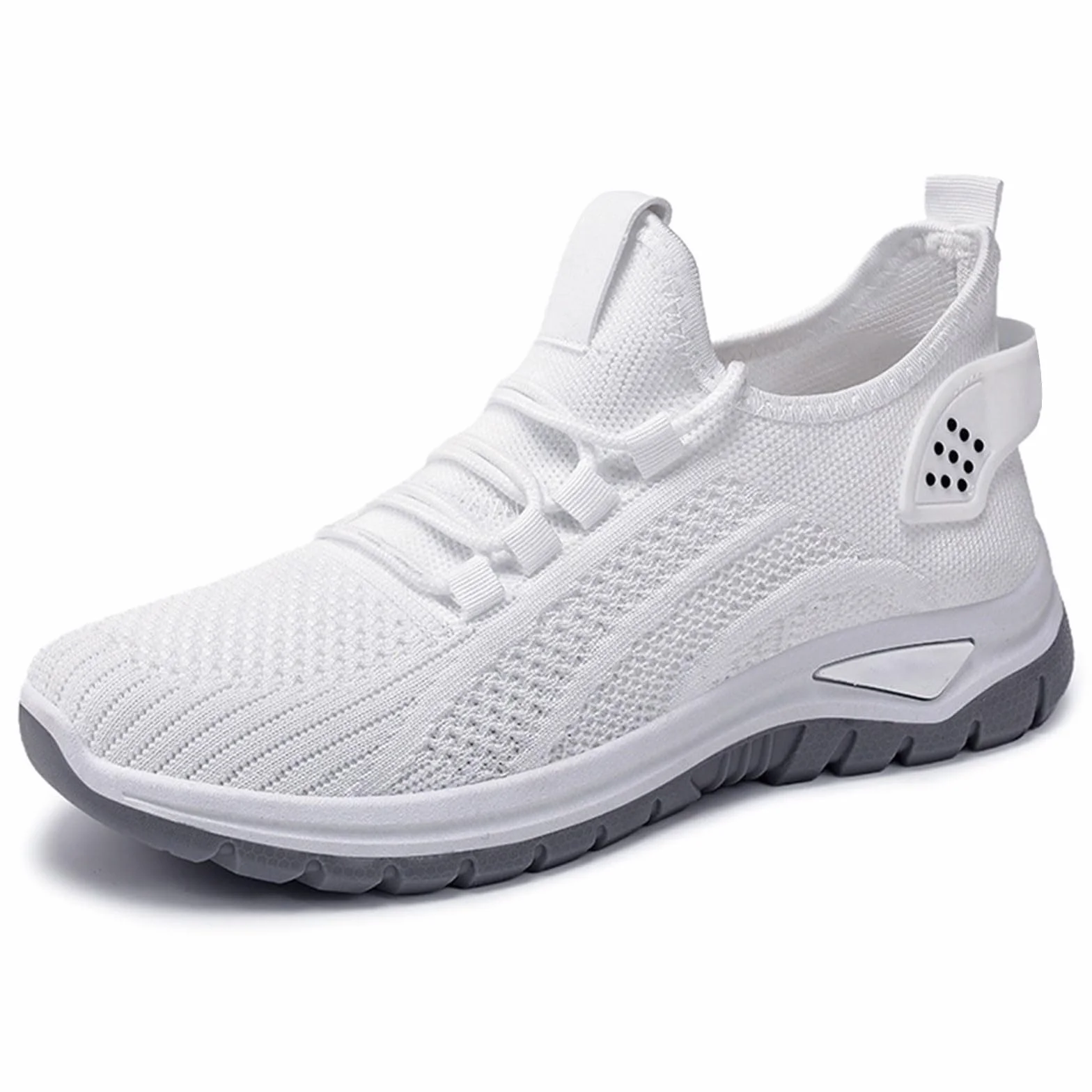 Zapatillas Caminar Mujer Deportivas Sin Cordones Malla Transpirable Slip-on Non Slip Ligero