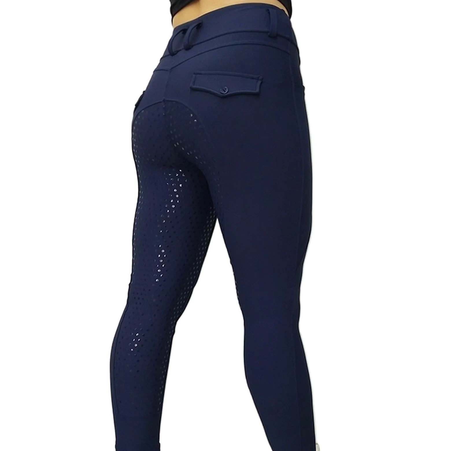 Pantalones Montar a Caballo Mujer Mallas de equitación Silicona for competición, con Bolsillo, for Mujer, for Entrenamiento y