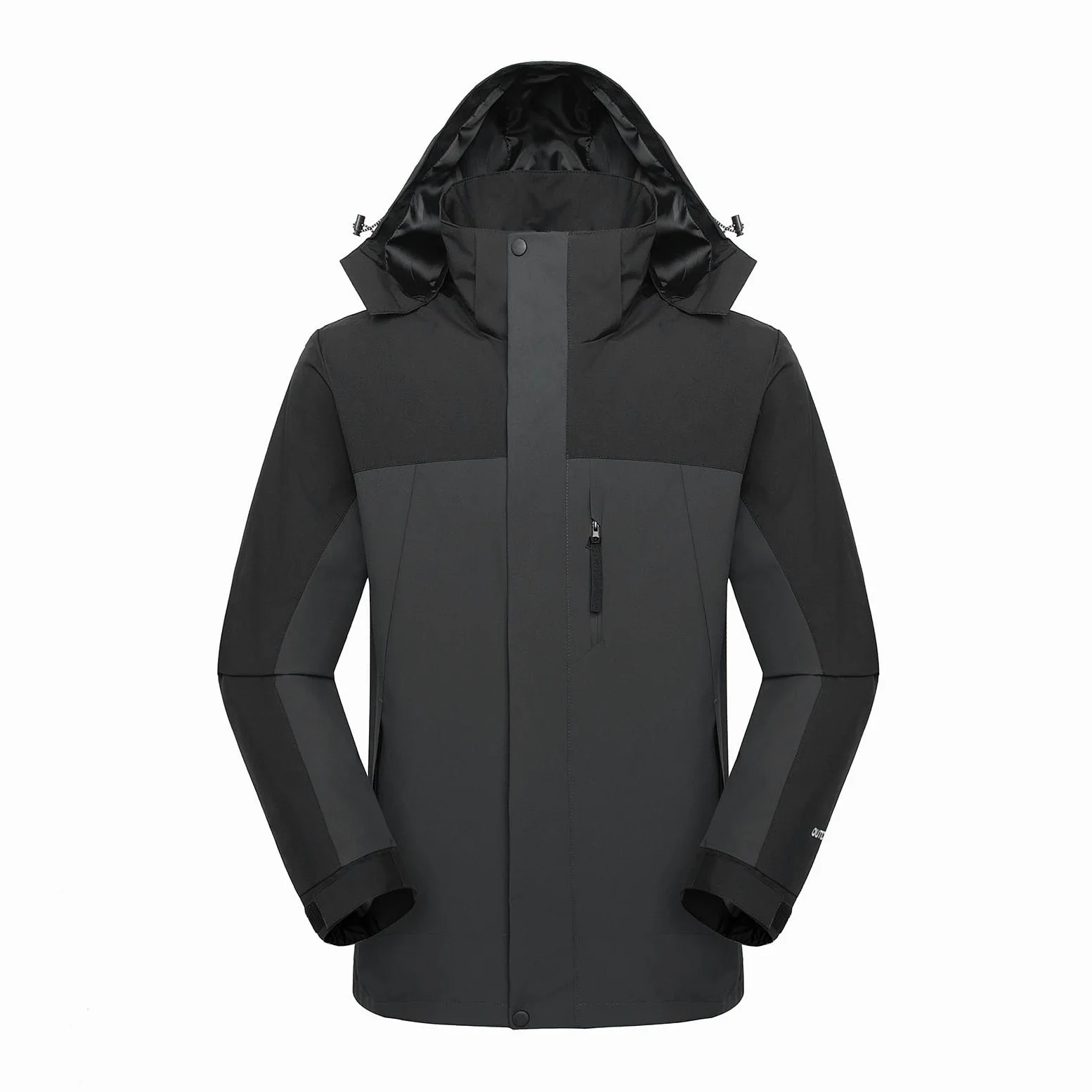 LHHMZ Chaqueta impermeable Hombre, Chaquetas Ligeras Transpirables, Chaqueta Casual de Uso Diario, Chaqueta de trabajo con capucha