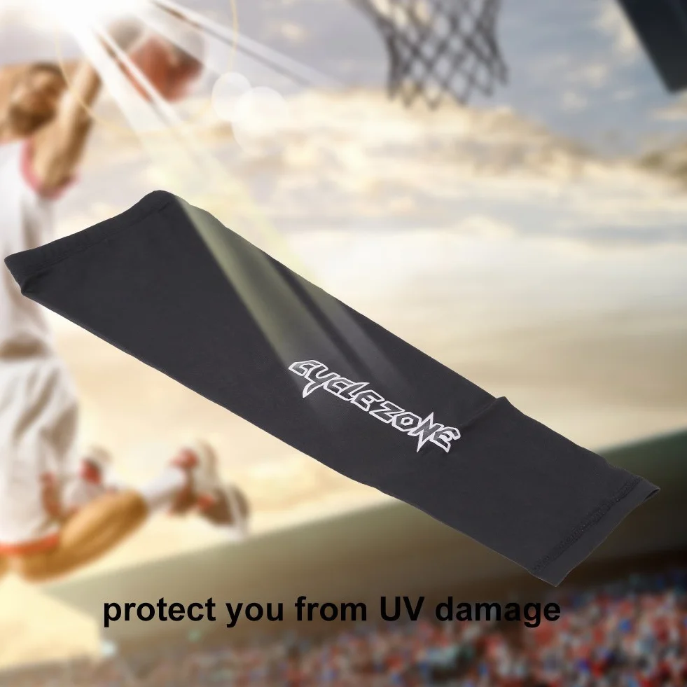 VGEBY1 Color Negro Unisex Summer Sun Protección UV Resistente a Las Mangas de la Pierna para Ciclismo en Bicicleta Senderismo Correr(M)