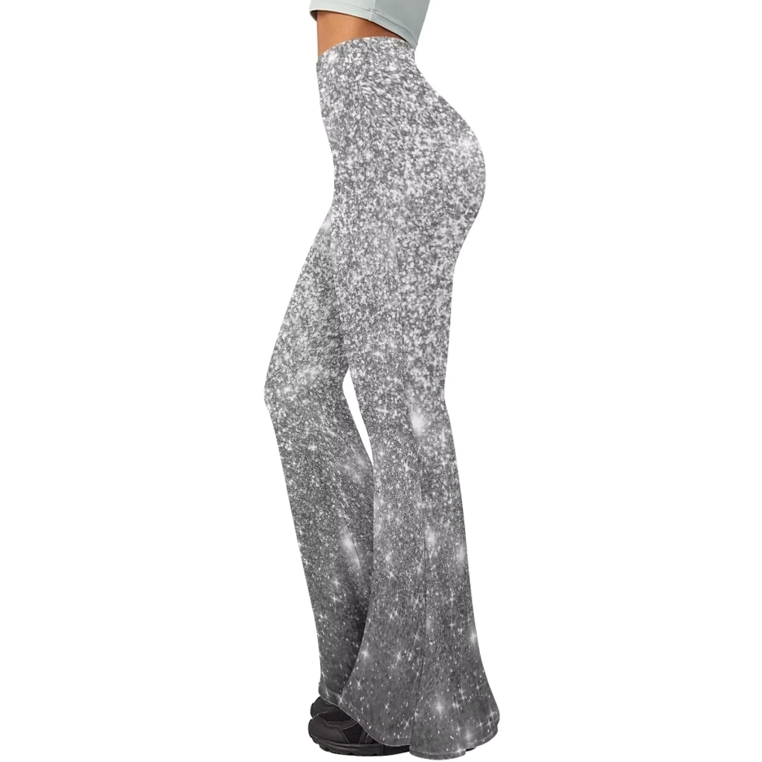 Modysero Pantalones de yoga acampanados para mujer, cómodos y suaves, de cintura alta, para oficina, trabajo, pasar el rato