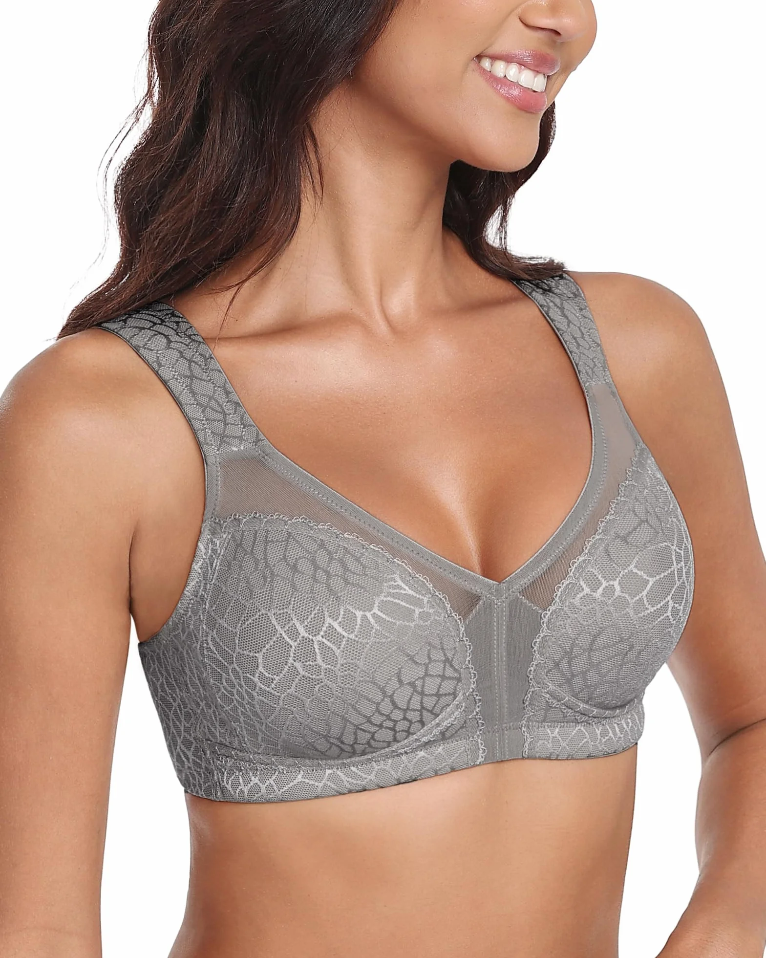 Sujetador Reductor para Mujer Minimizador Copa Completa sin Aros