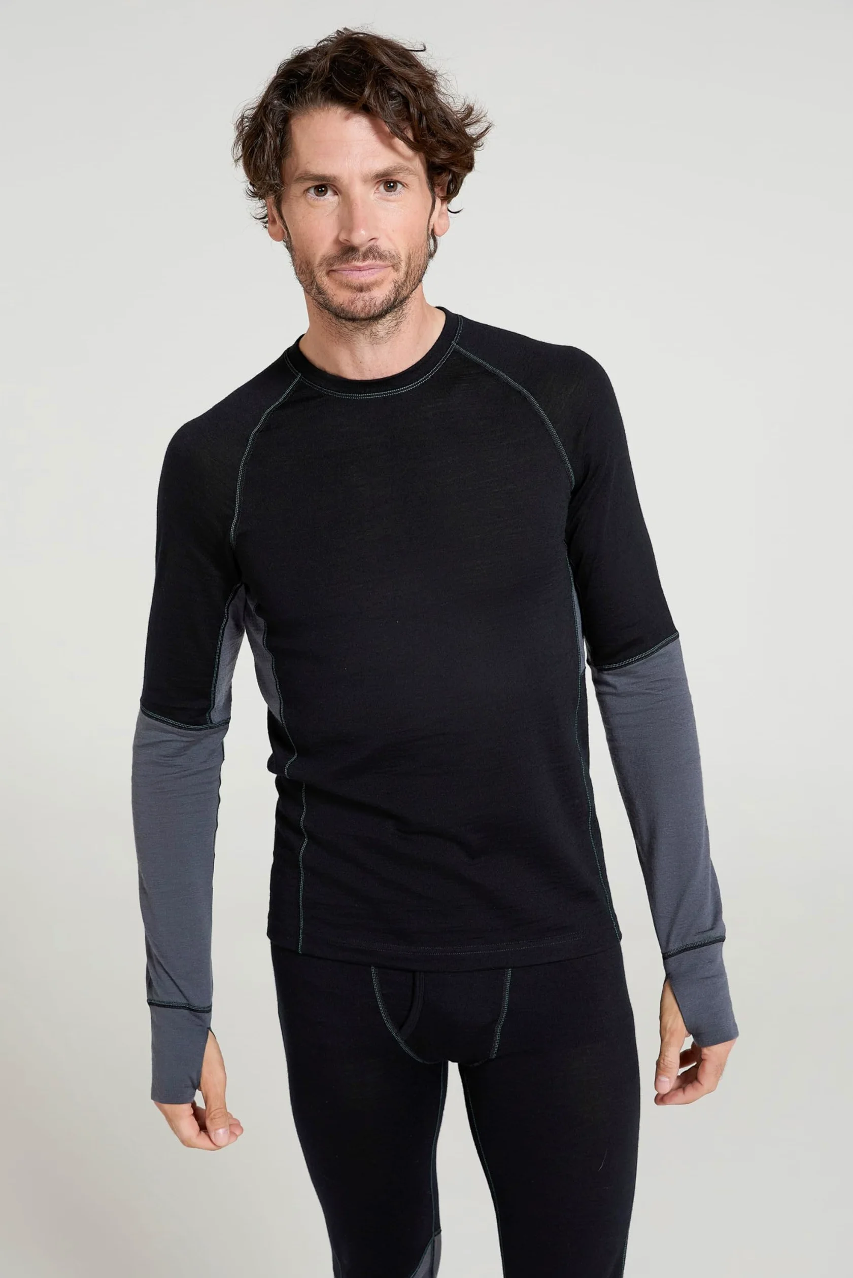 Mountain Warehouse Ultra Mens Merino Cuello Redondo Top