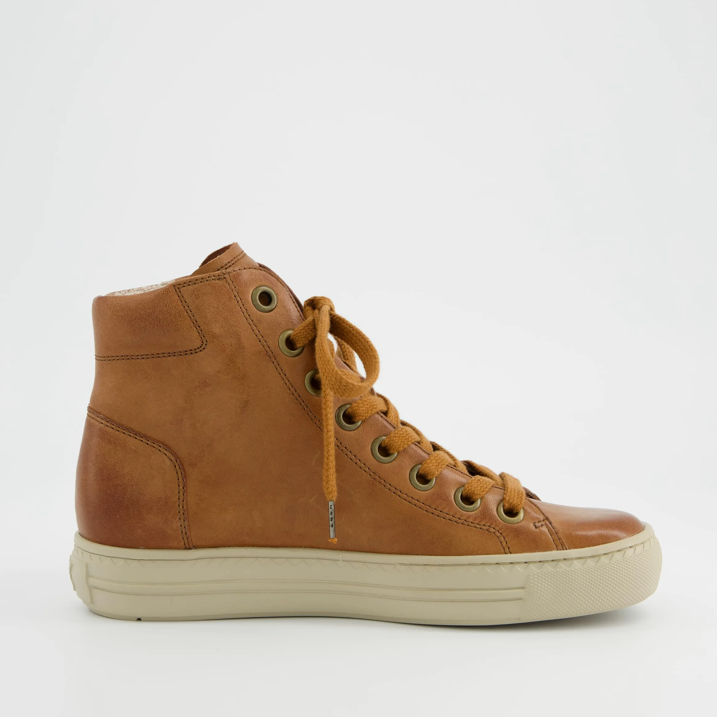 Paul Green Zapatillas para mujer 4024-350 en piel lisa, color marrón