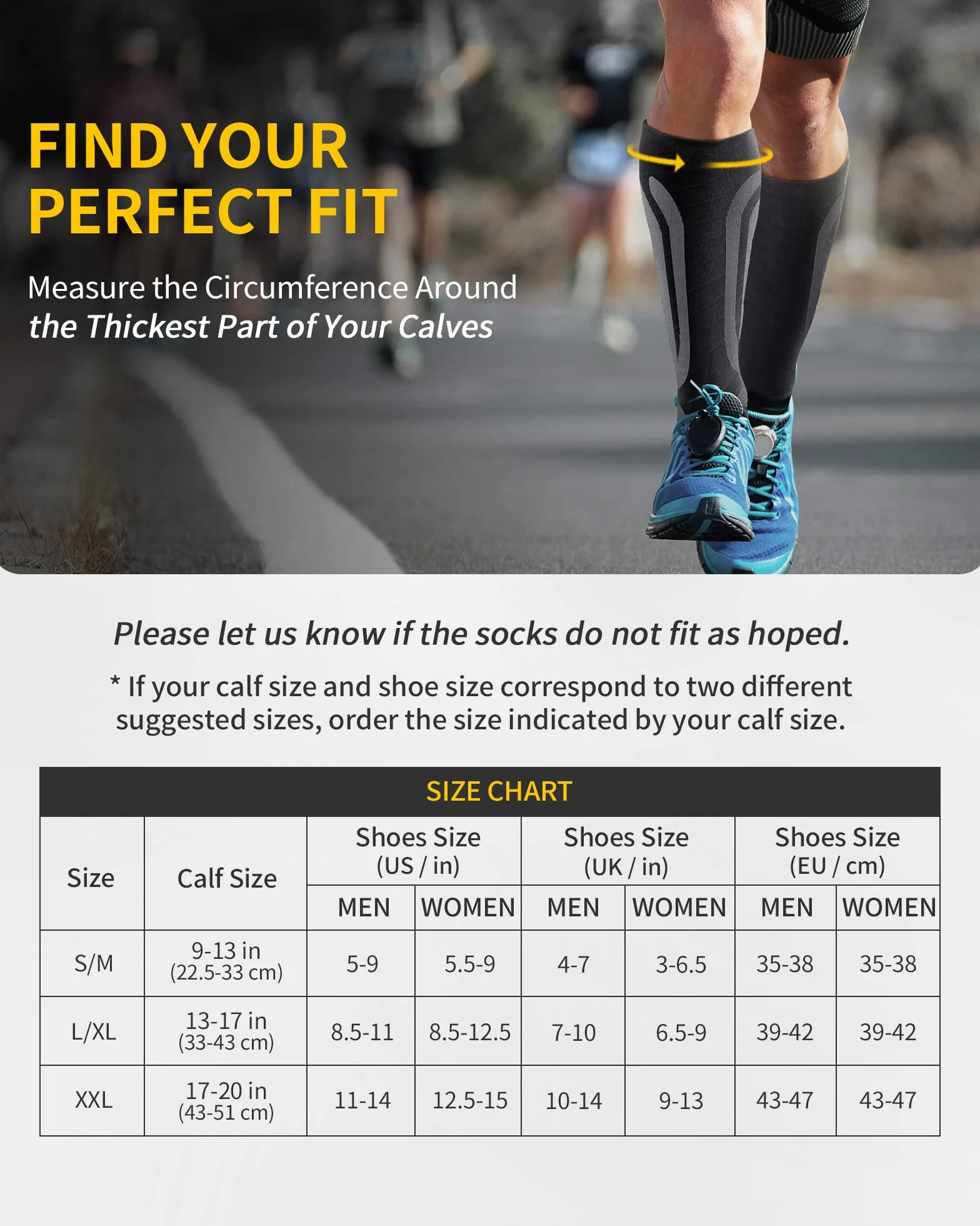 CAMBIVO Medias de Compresión 20-30mmHg 3 Pares para Mujer y Hombre, Calcetines Compresion para Varices, Deporte, Viajes
