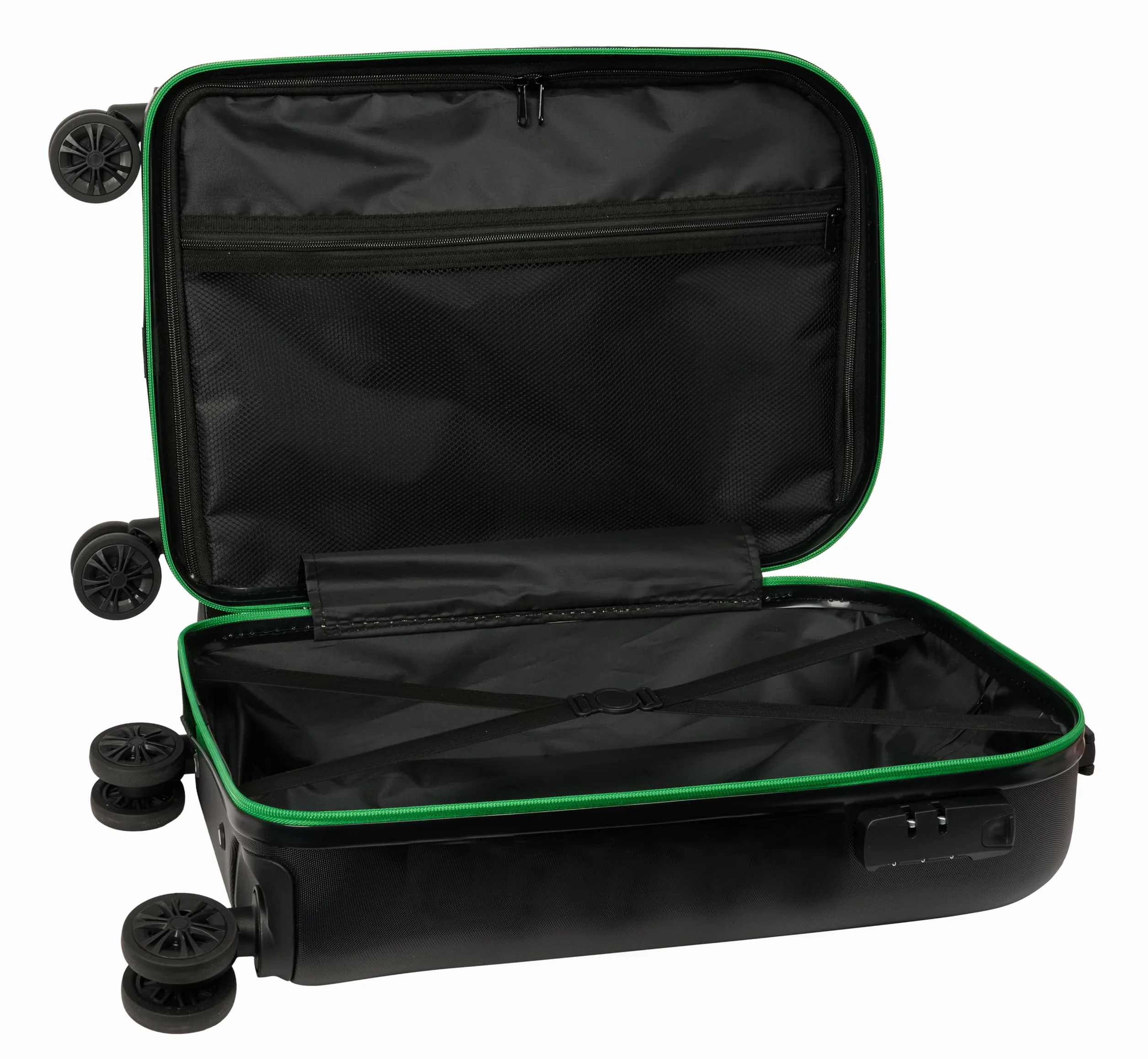 Minecraft - Trolley de Cabina 20 Pulgadas, Maleta con Ruedas, Candado de Seguridad, Maleta Ligera, 34.5x20x55 cm