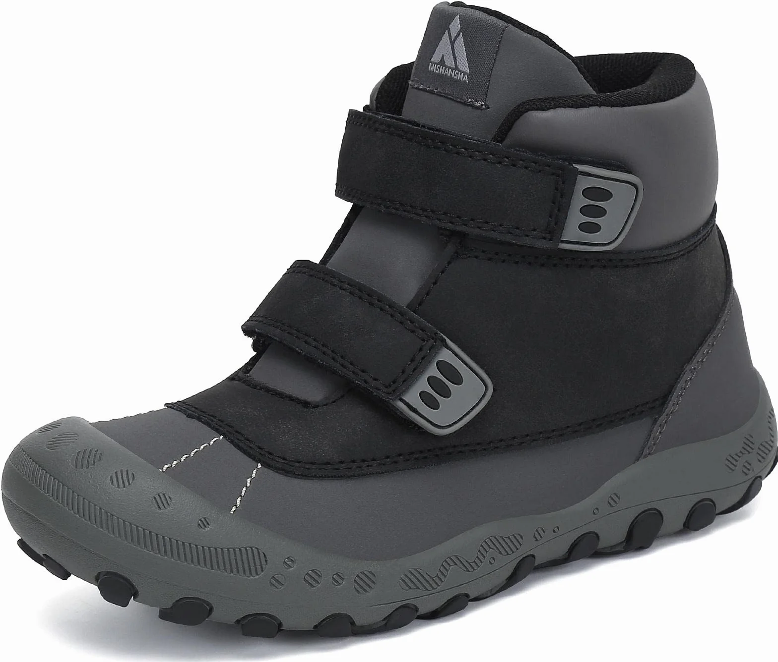 Mishansha Botas de senderismo para niños, antideslizantes, para exteriores, tallas 24-38