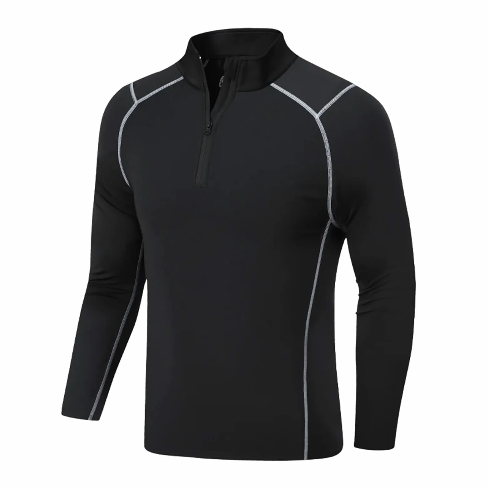 Manga Larga Hombre Deporte de compresión de manga larga for ciclismo, capa Base, medias deportivas, ropa interior, entrenamiento moldeador, levantamiento de pesas, Fitness, correr For Correr, Ejercic