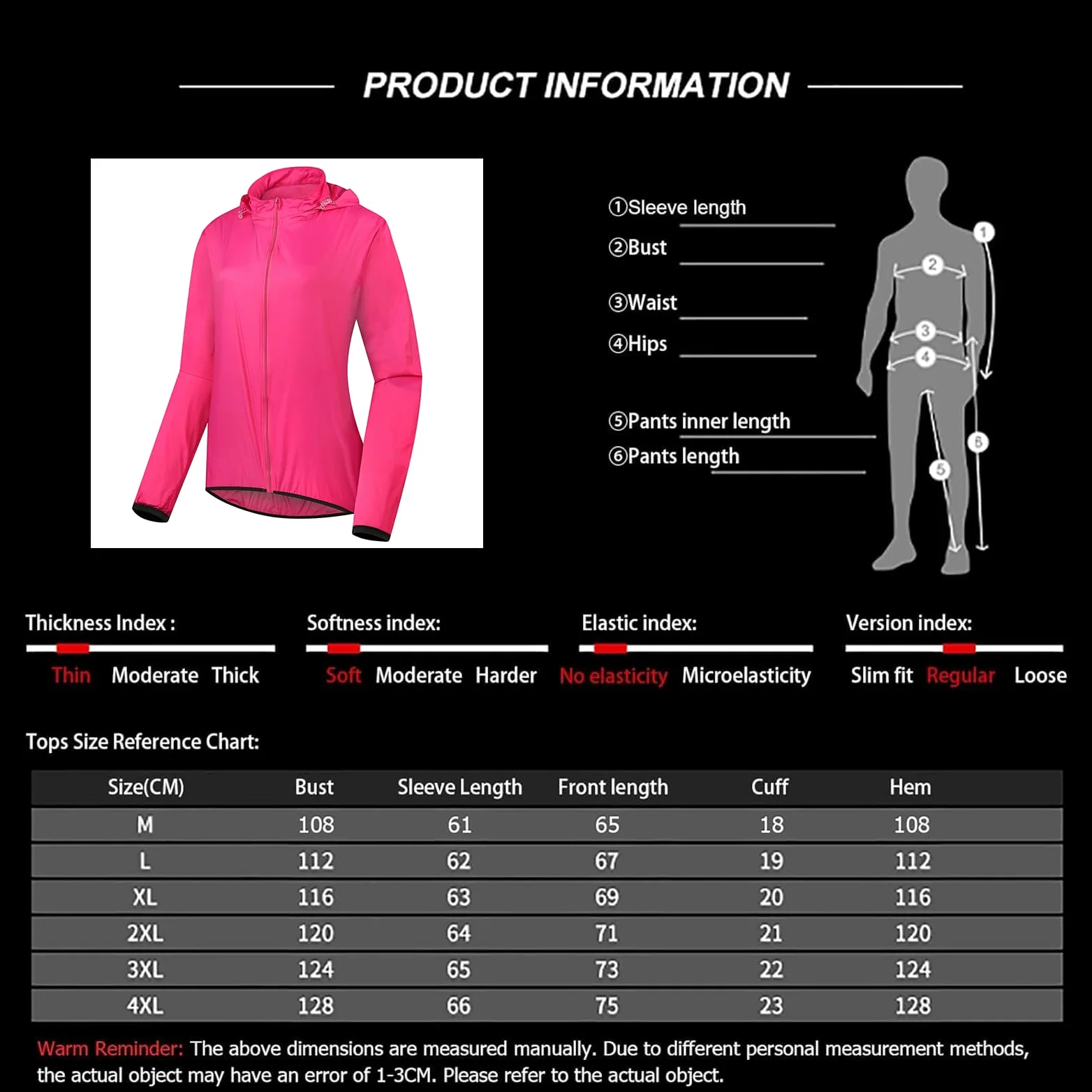 ARMAAN Chaqueta De Ciclismo Para Hombre Con Mangas Desmontables, Impermeable Y Transpirable, Capucha Incorporada Y Cuello Alto, Para Ciclismo Running Actividades Outdoor Caminatas Y Golf