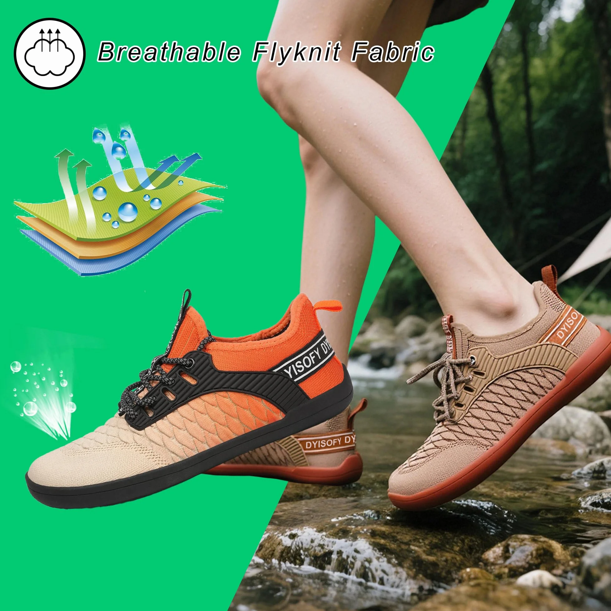 Zapatillas Barefoot Mujer Hombre Calzado Minimalista Antideslizante Transpirable para Caminar Gym Trail Running