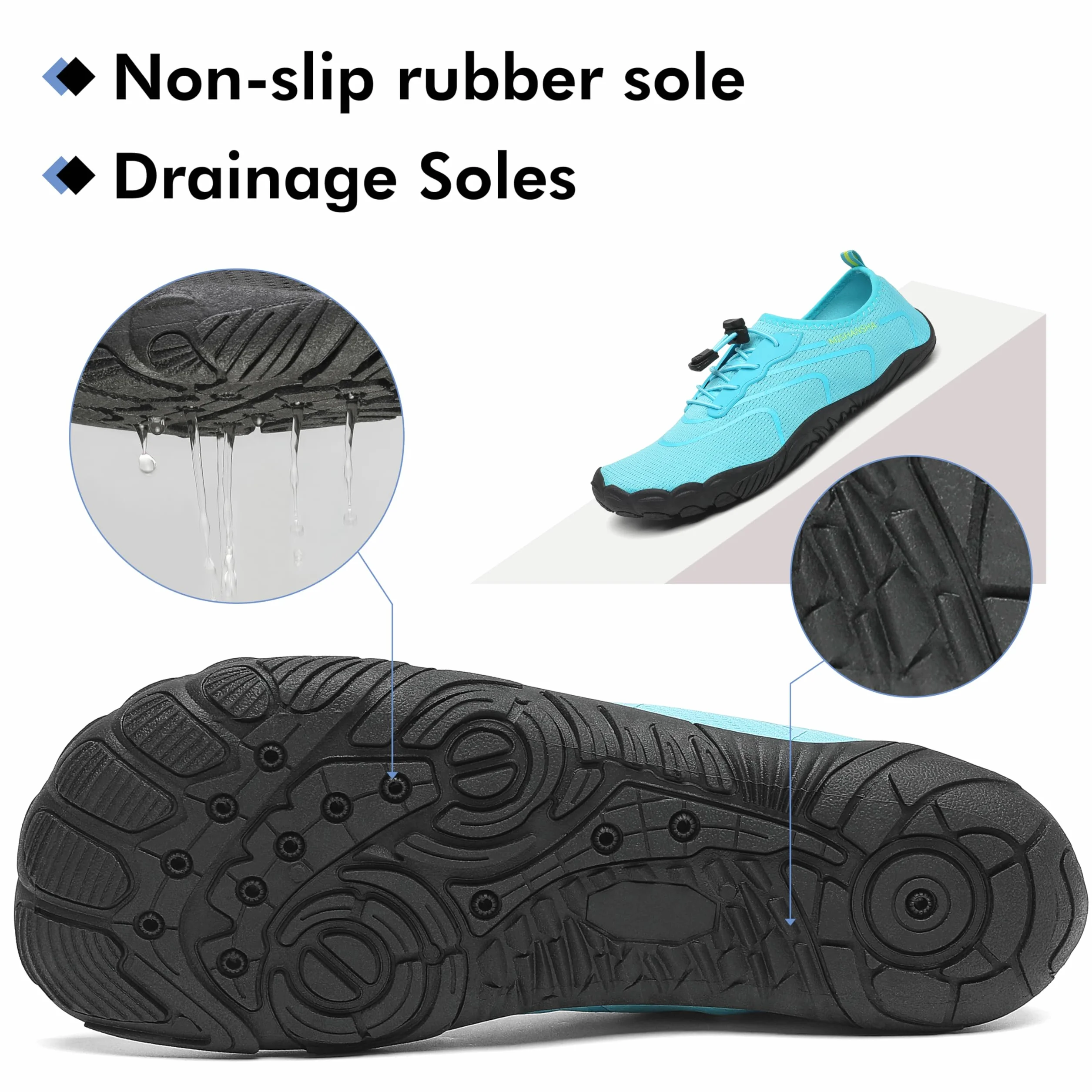 Mishansha Barefoot Escarpines Hombre Verano Zapatos de Agua